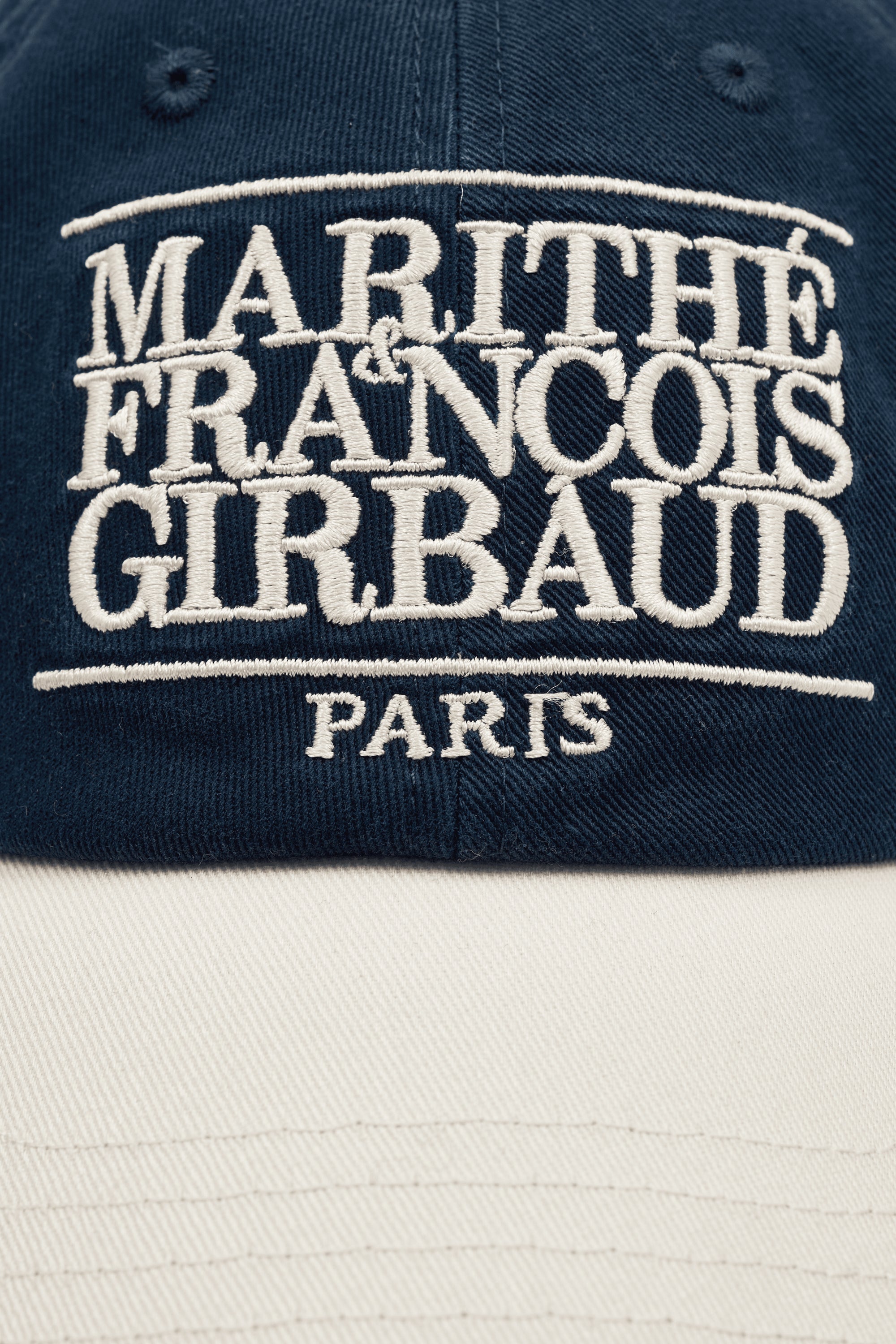 Classic Logo 6Panel Color Block Cap Ivory