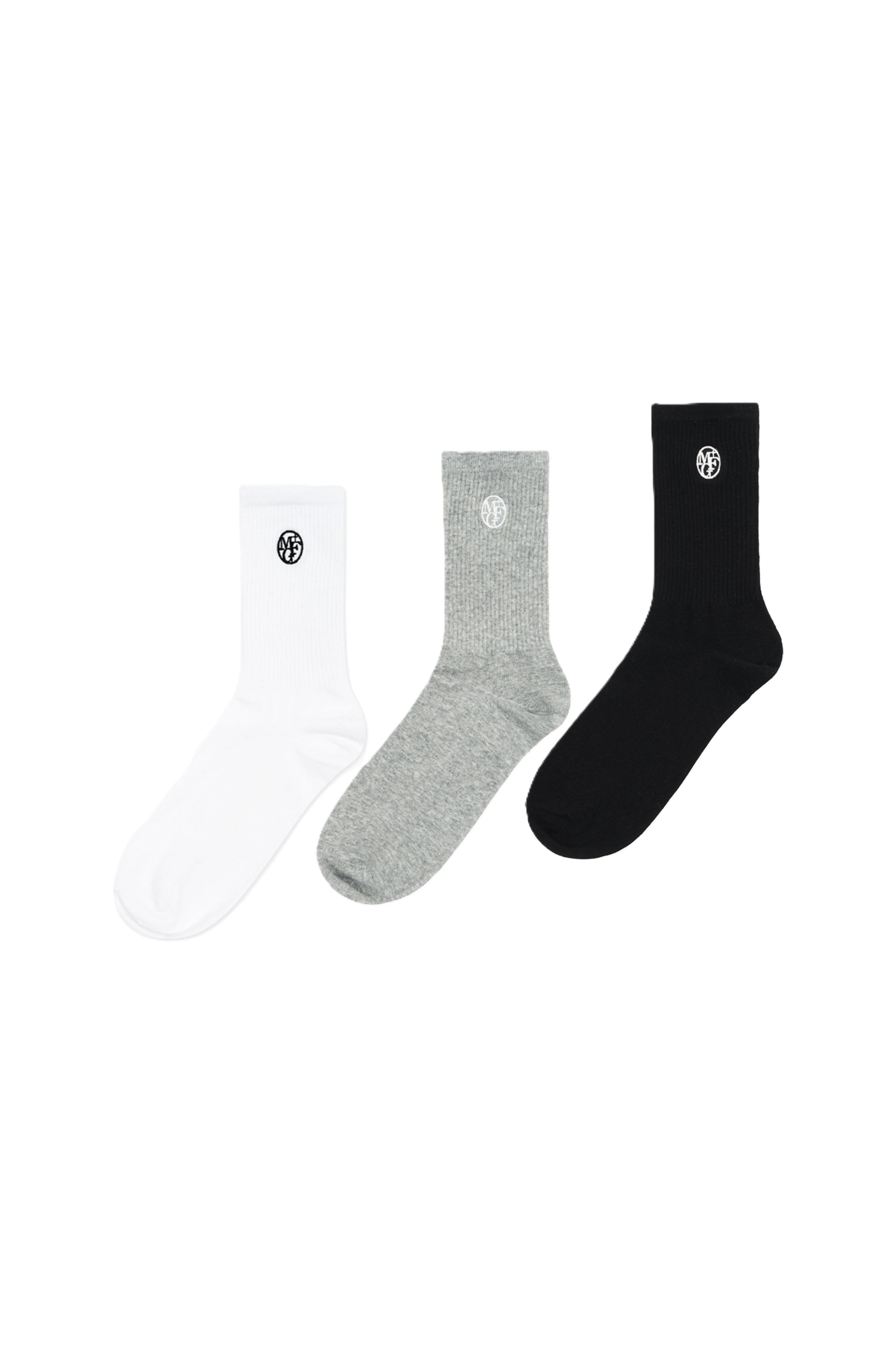 Circle Logo Socks 3Pack Multi