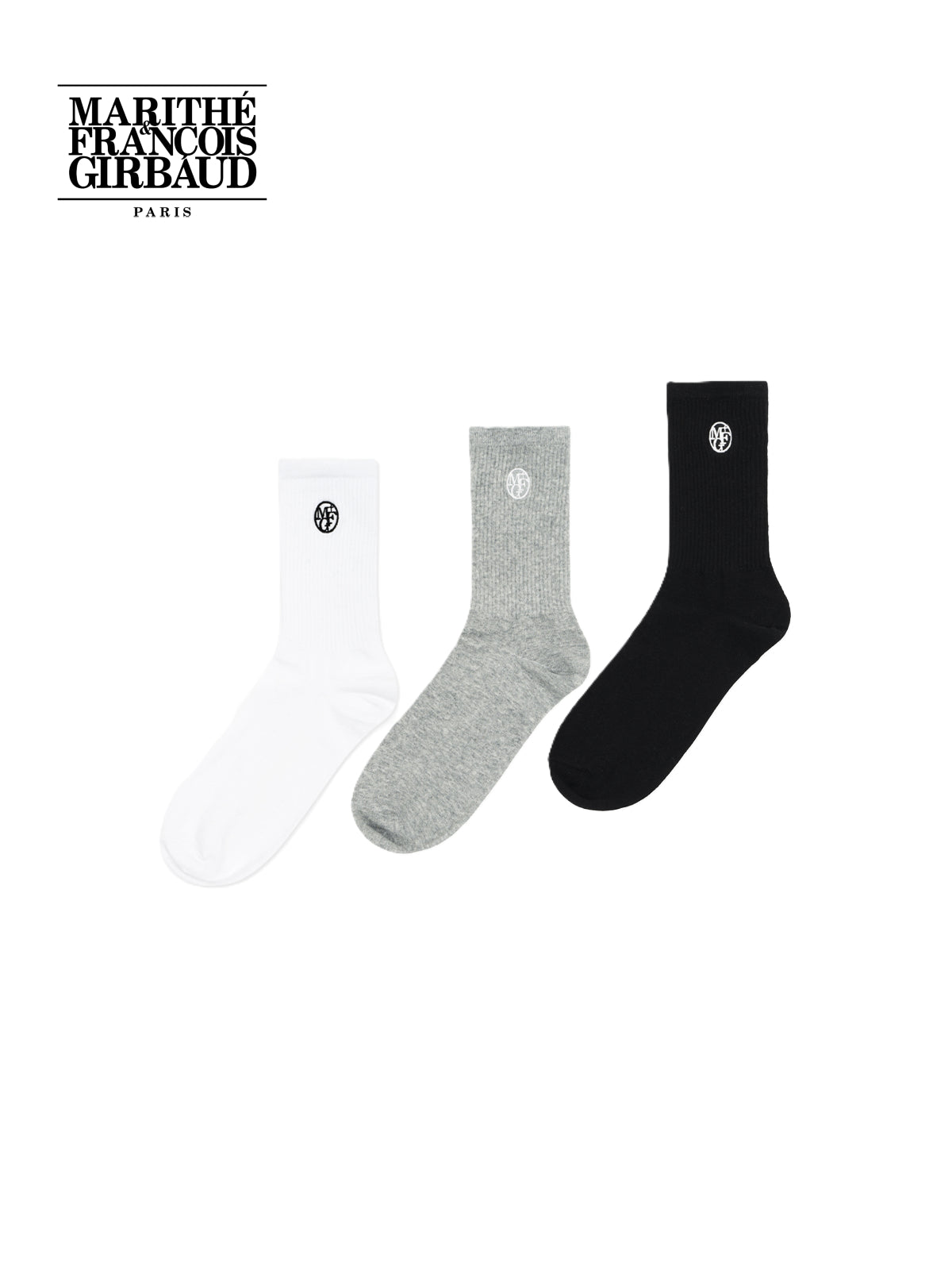 Circle Logo Socks 3Pack Multi