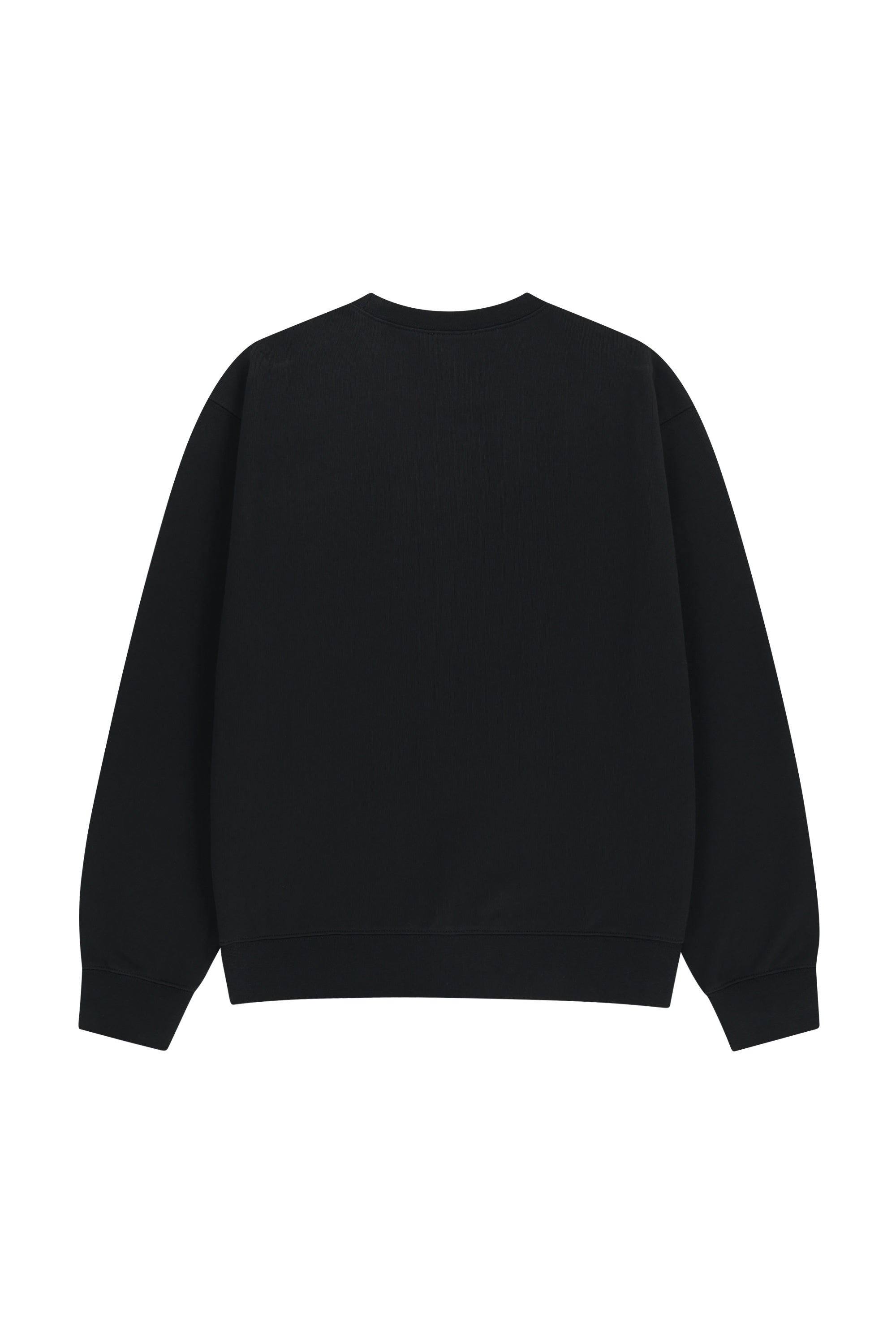 Classic Logo Embroidery Sweatshirt Black Black