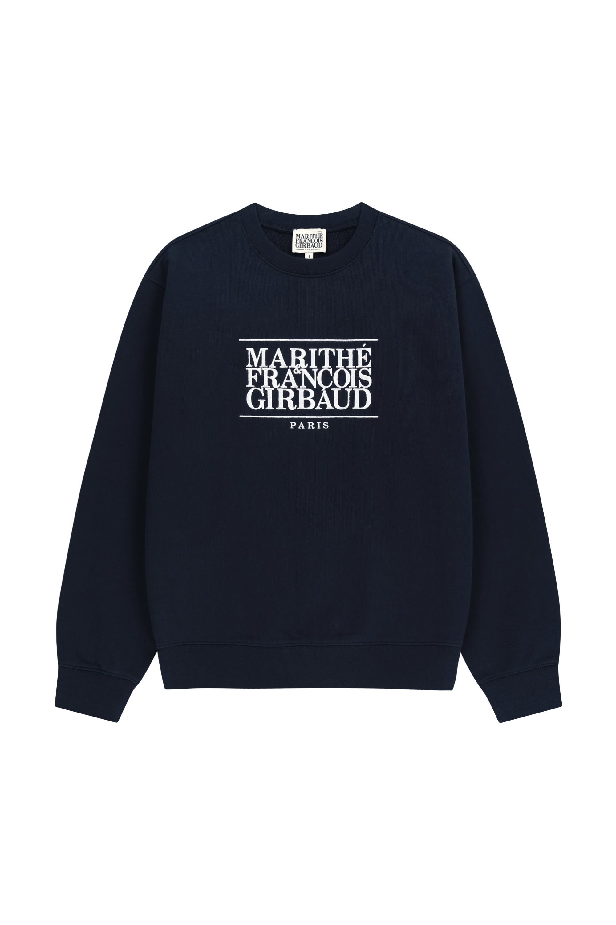 Classic Logo Embroidery Sweatshirt Navy