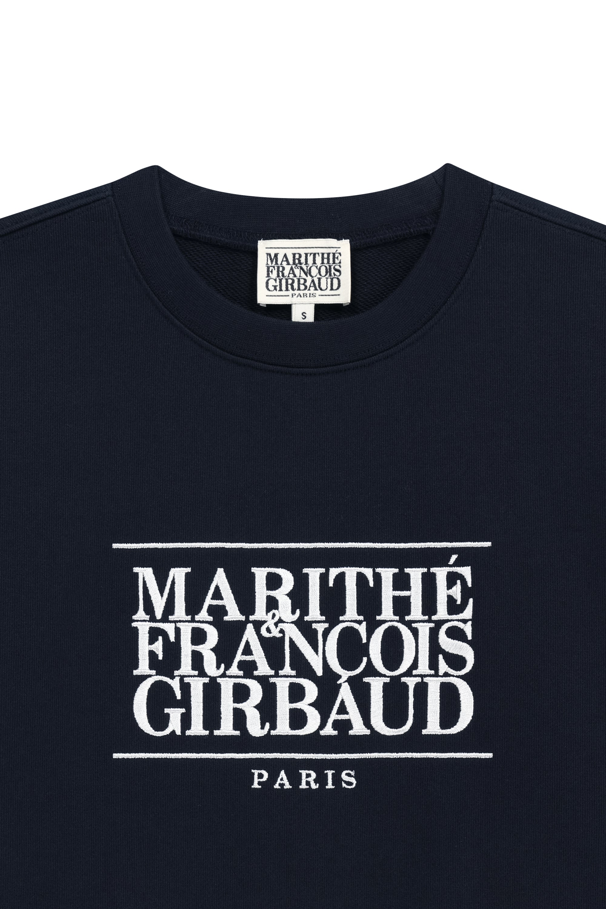 Classic Logo Embroidery Sweatshirt Navy