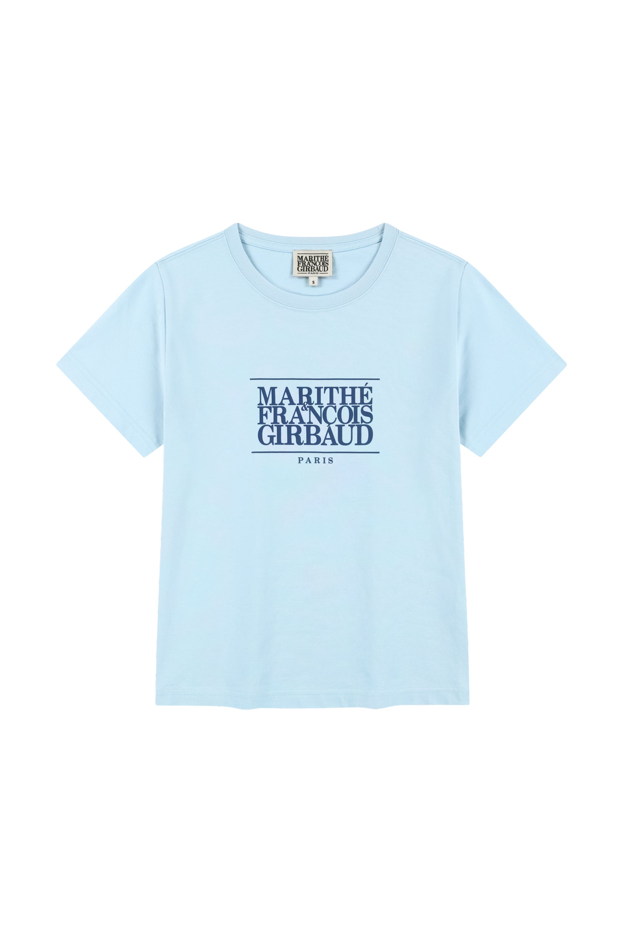 W Classic Logo Tee Ice Blue