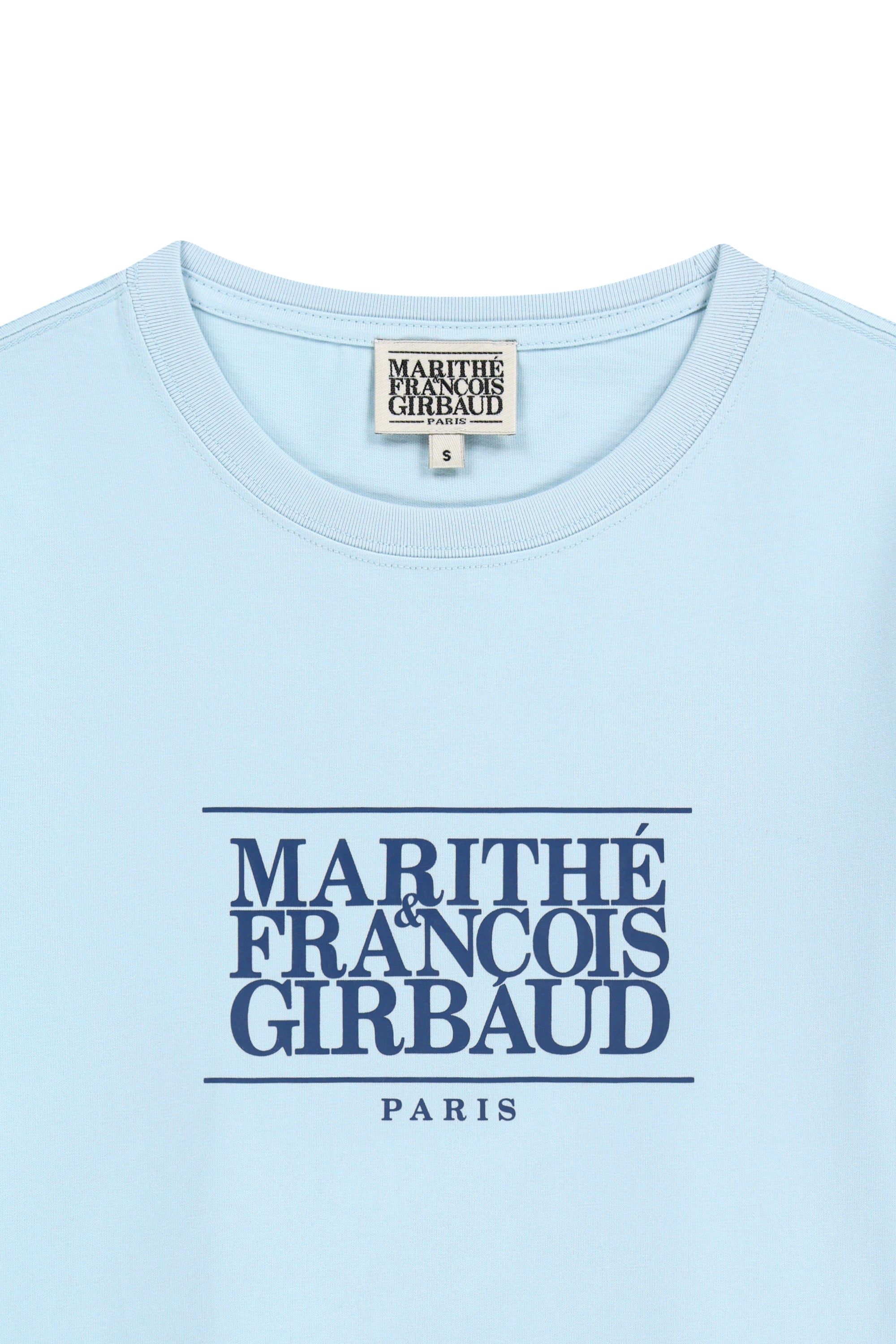 W Classic Logo Tee Ice Blue