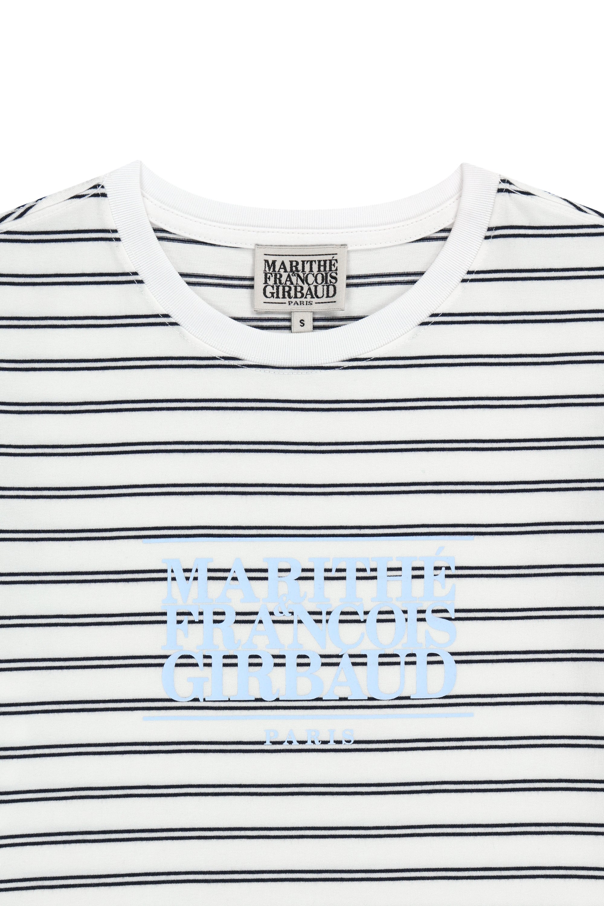 W Classic Logo Crop Tee Dark Navy