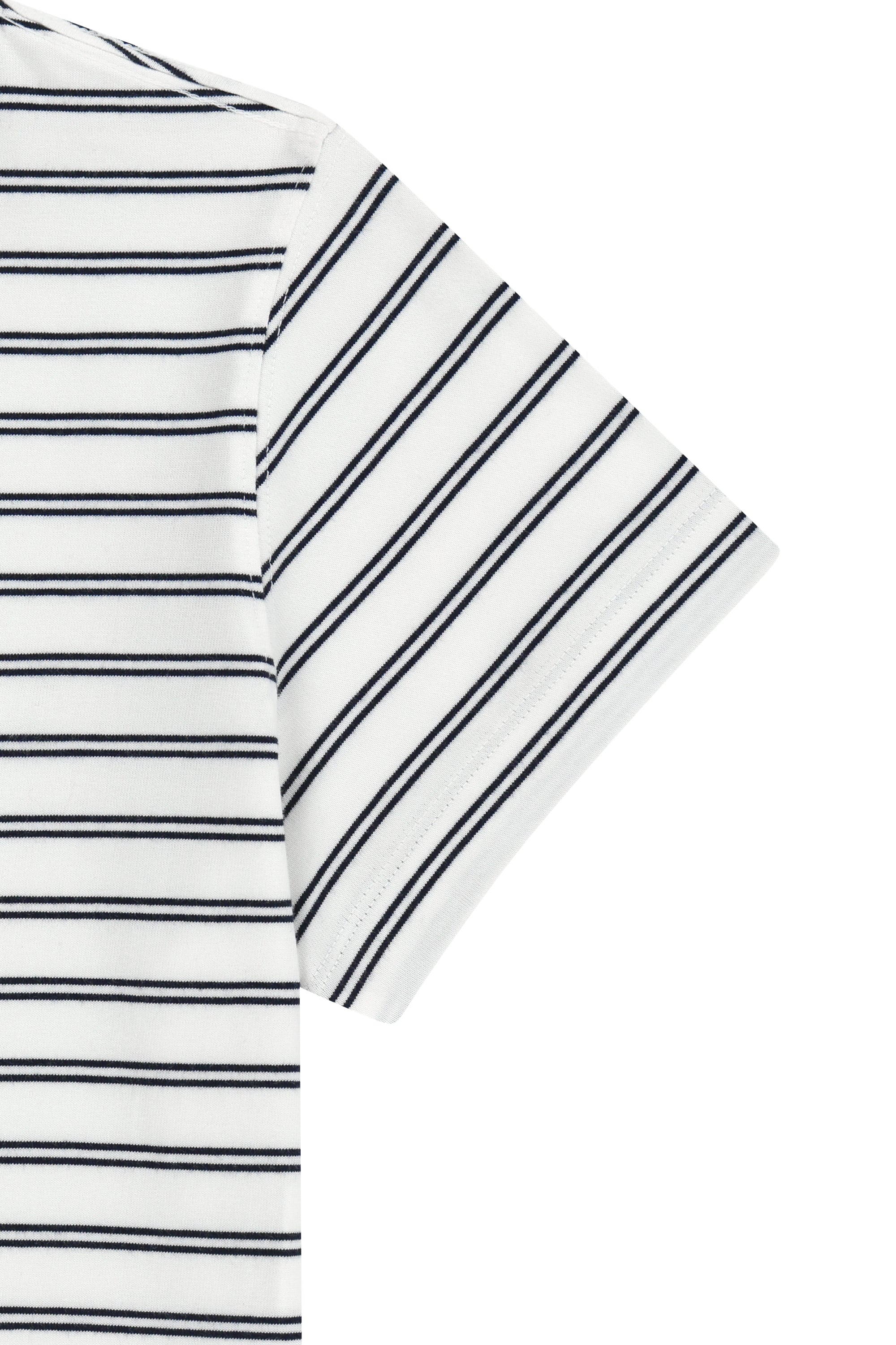 W Classic Logo Crop Tee Dark Navy