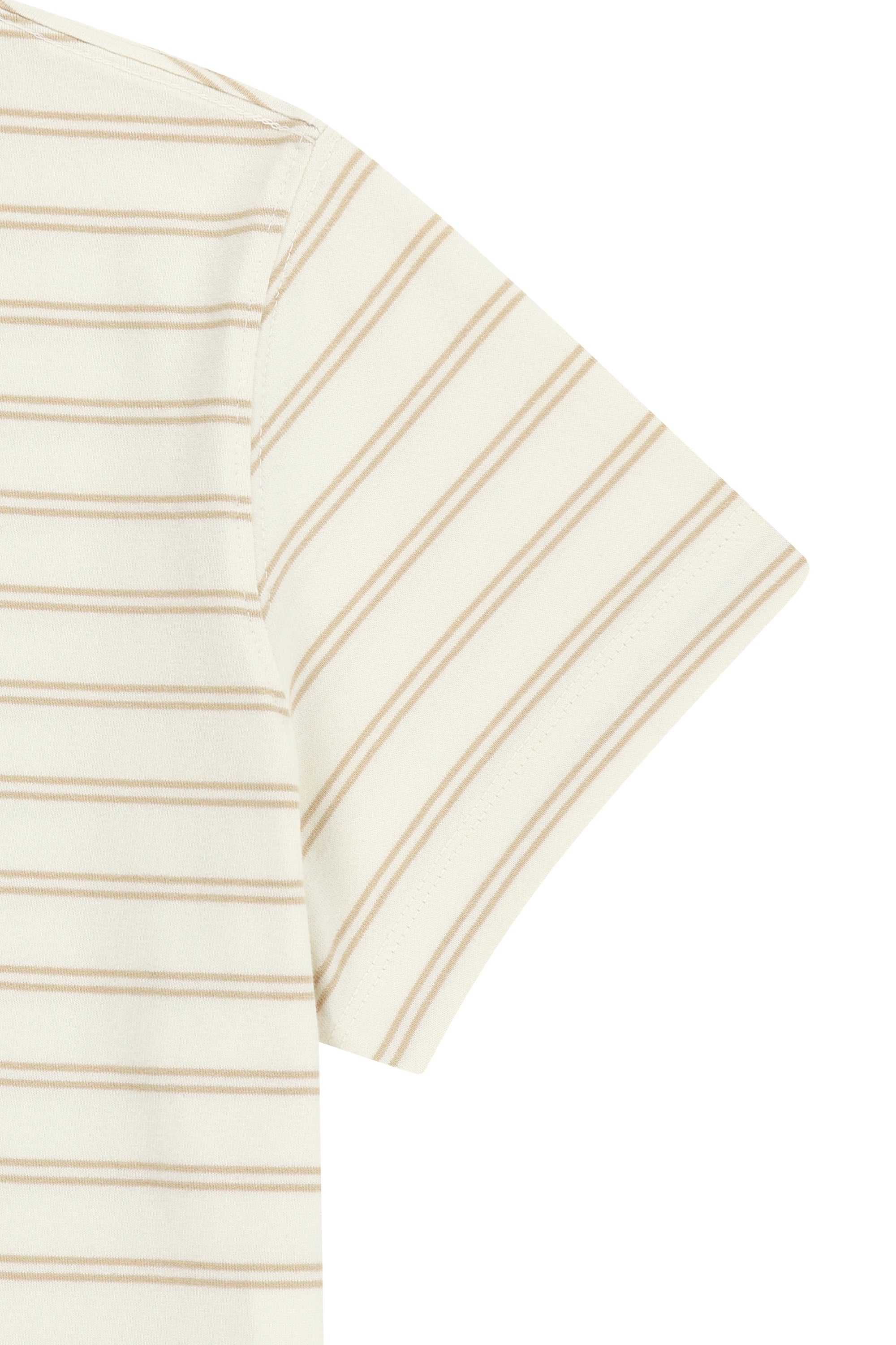 W Classic Logo Crop Tee Ivory