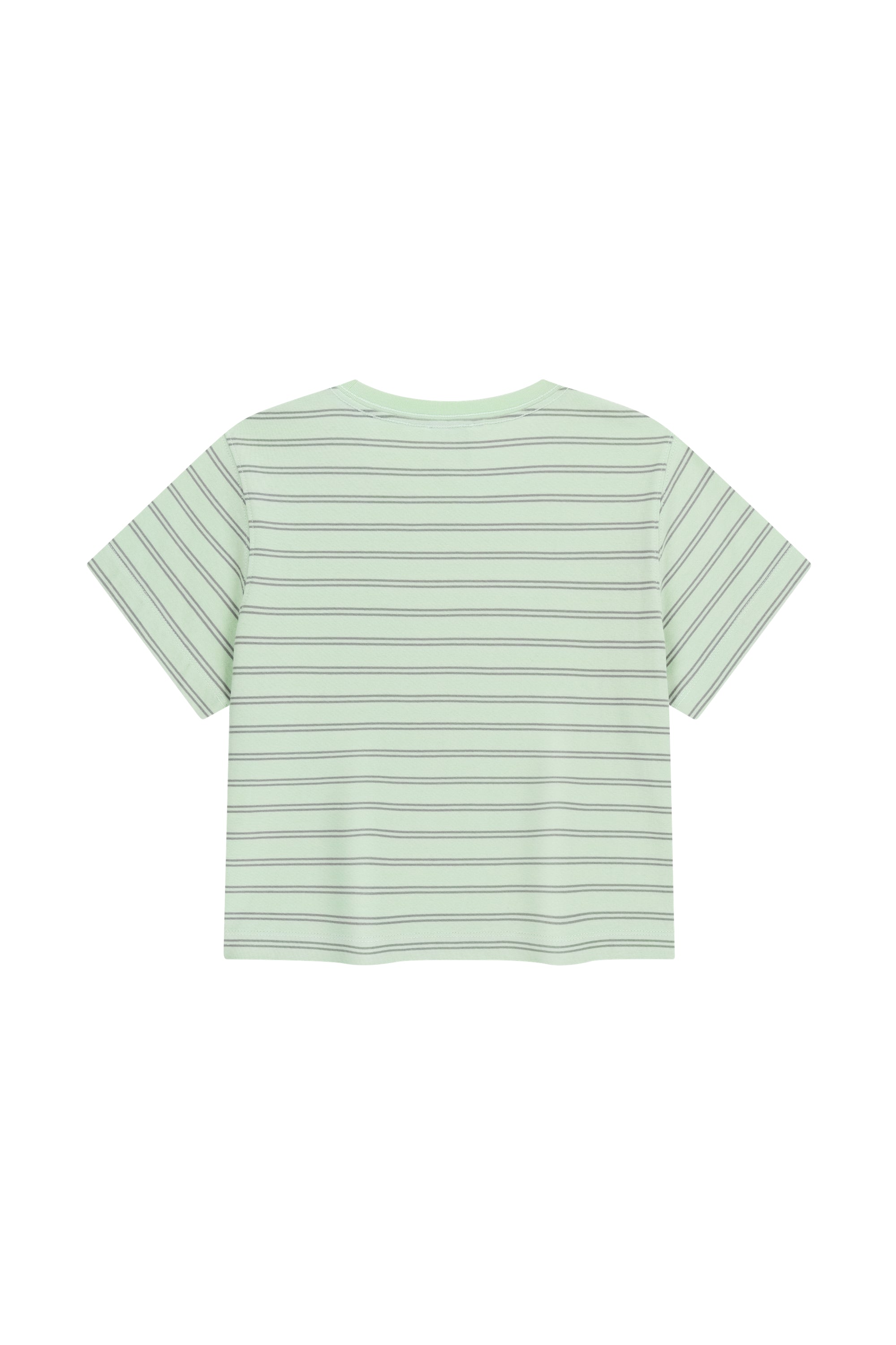 W Classic Logo Crop Tee Light Mint