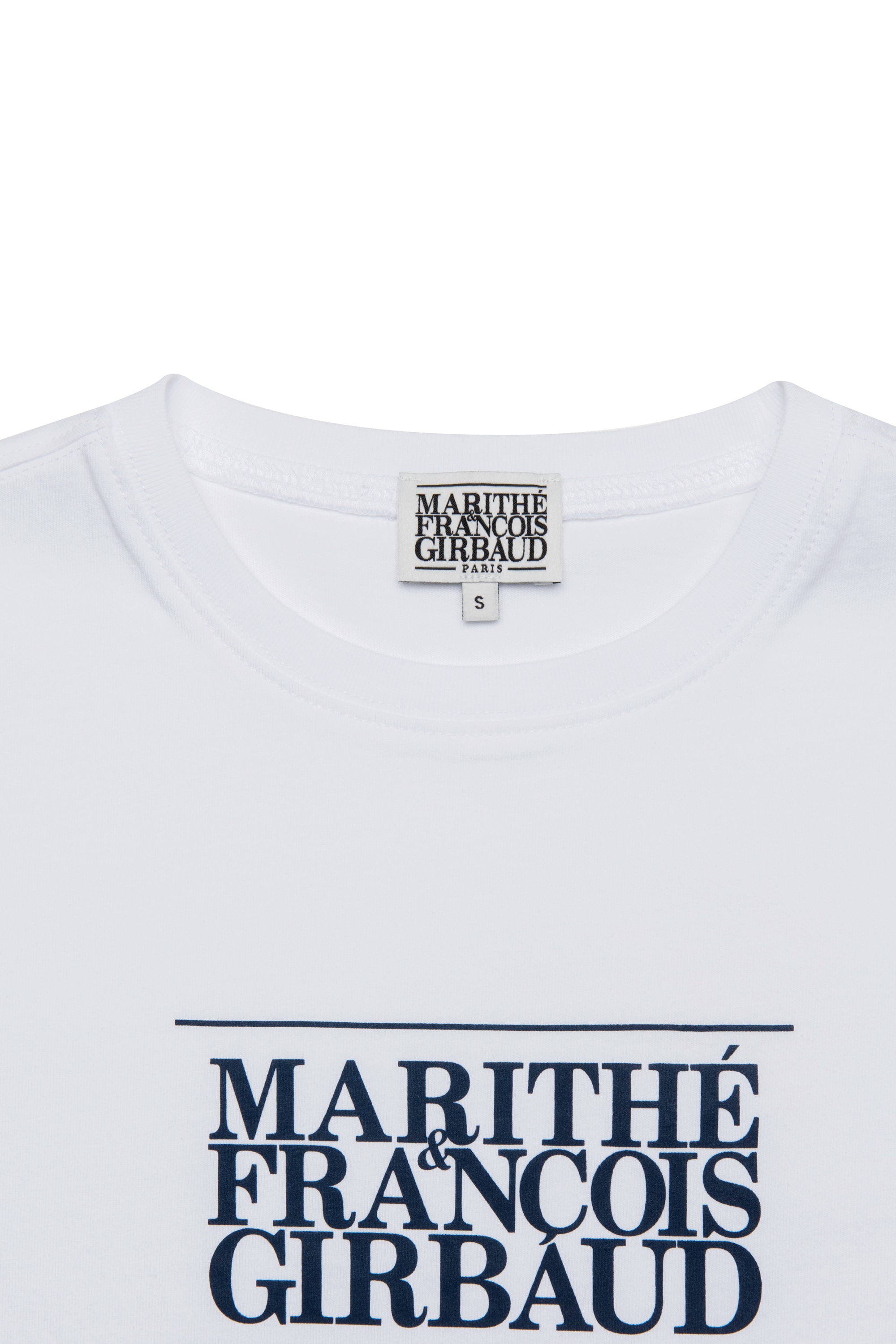 W Classic Logo Crop Tee White