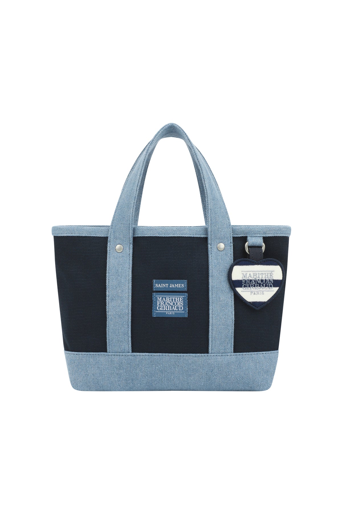 Marithe X Saint James Tote Bag Navy