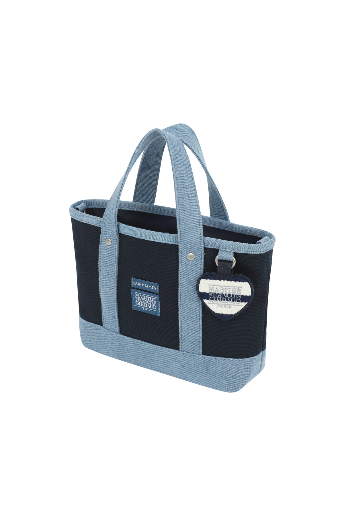 Marithe X Saint James Tote Bag Navy