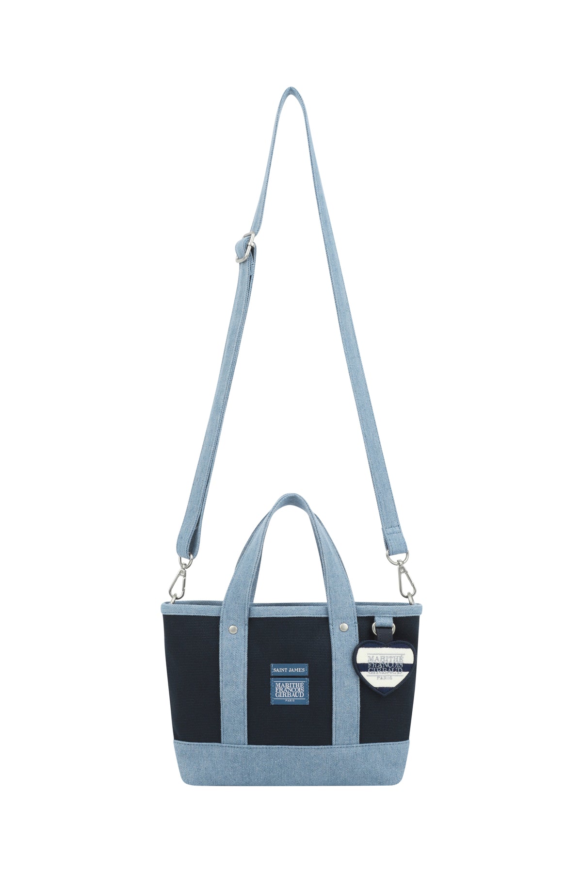 Marithe X Saint James Tote Bag Navy