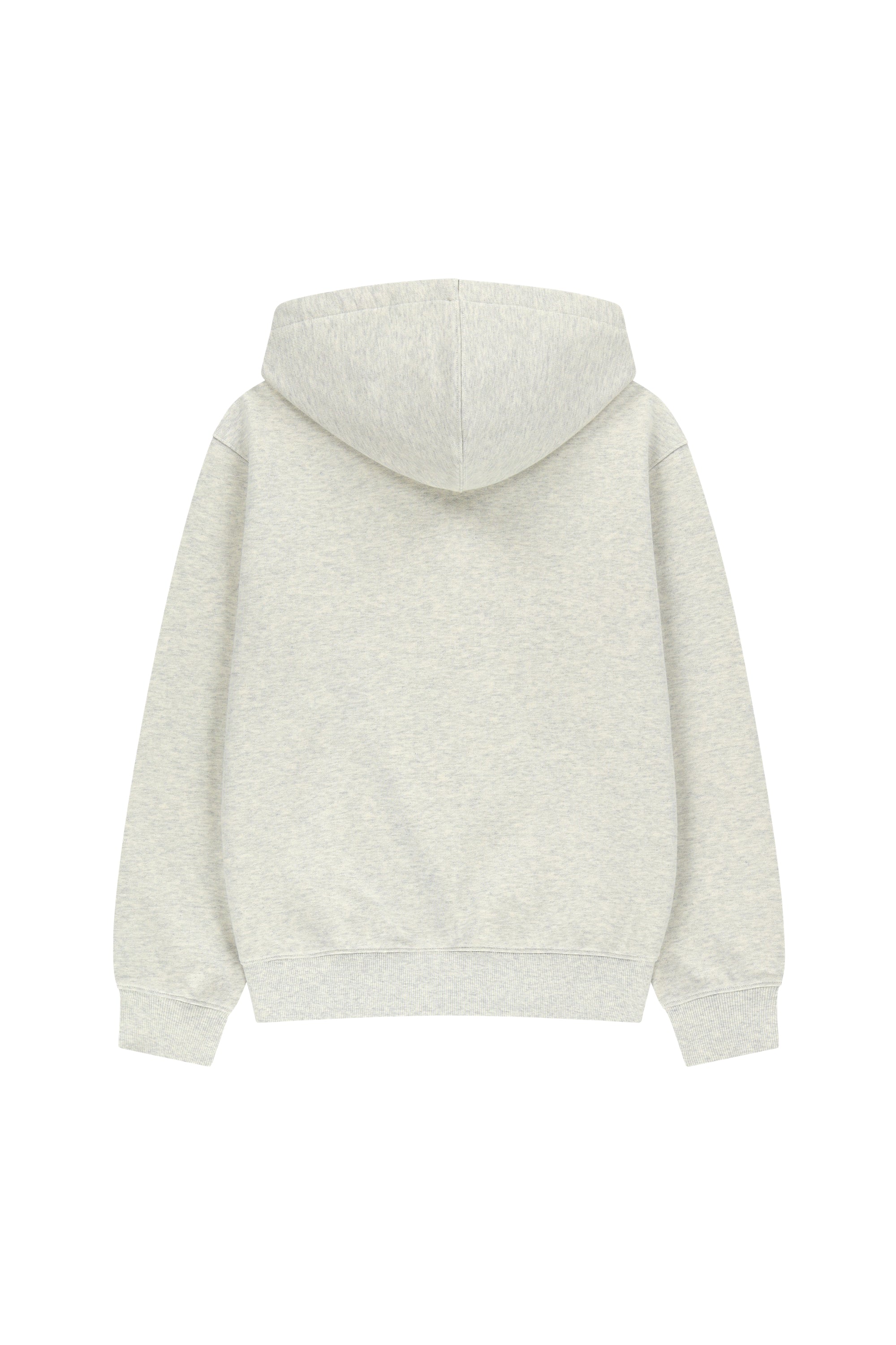 Small Classic Logo Embroidery Hoodie Oatmeal