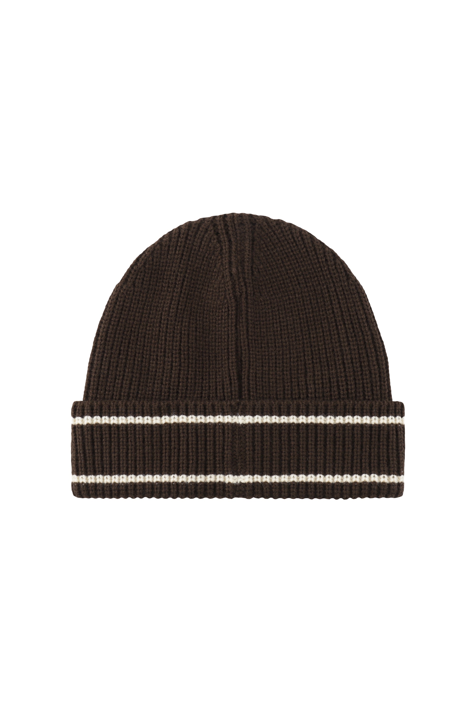 Micro Classic Logo Color Block Beanie Brown