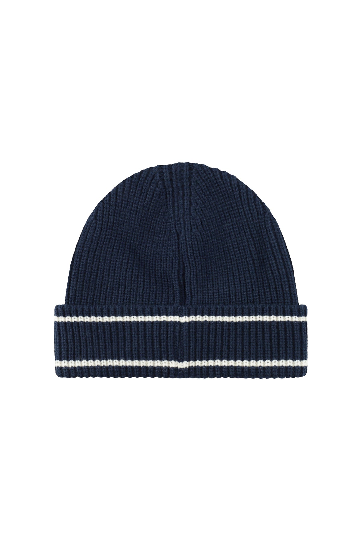 Micro Classic Logo Color Block Beanie Navy