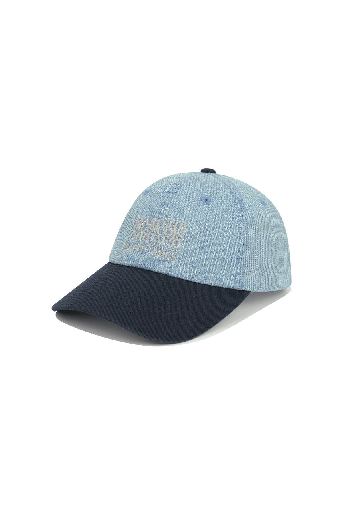Marithe X Saint James Ball Cap Vintage Blue