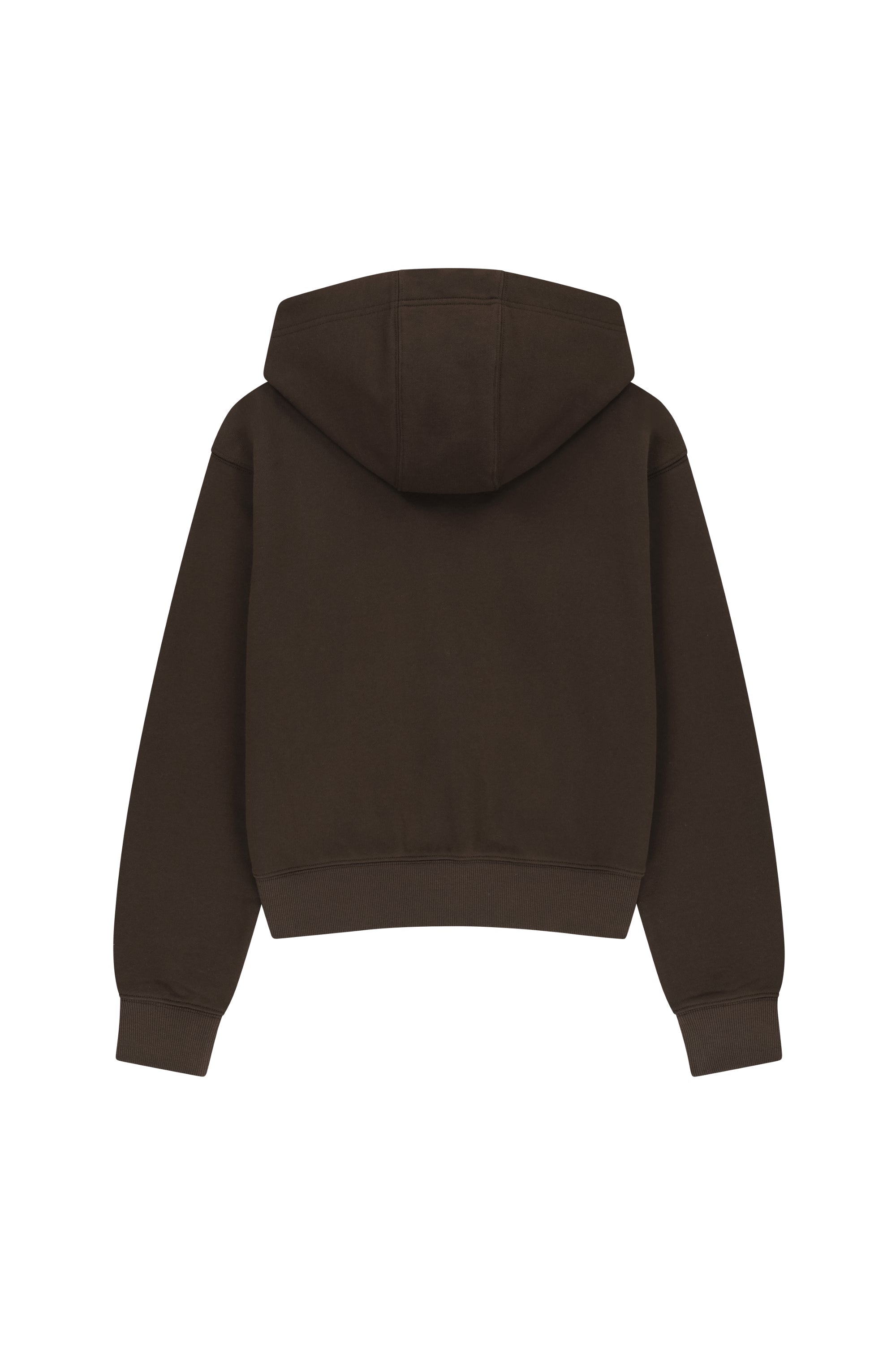 W Small Classic Logo Hoodie Zipup Brown