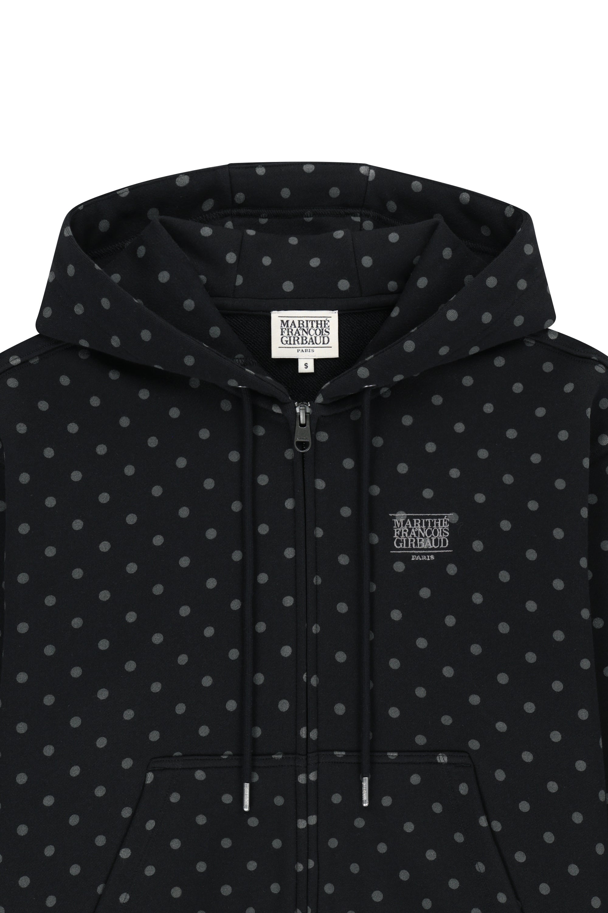 W Small Classic Logo Hoodie Zipup Dot