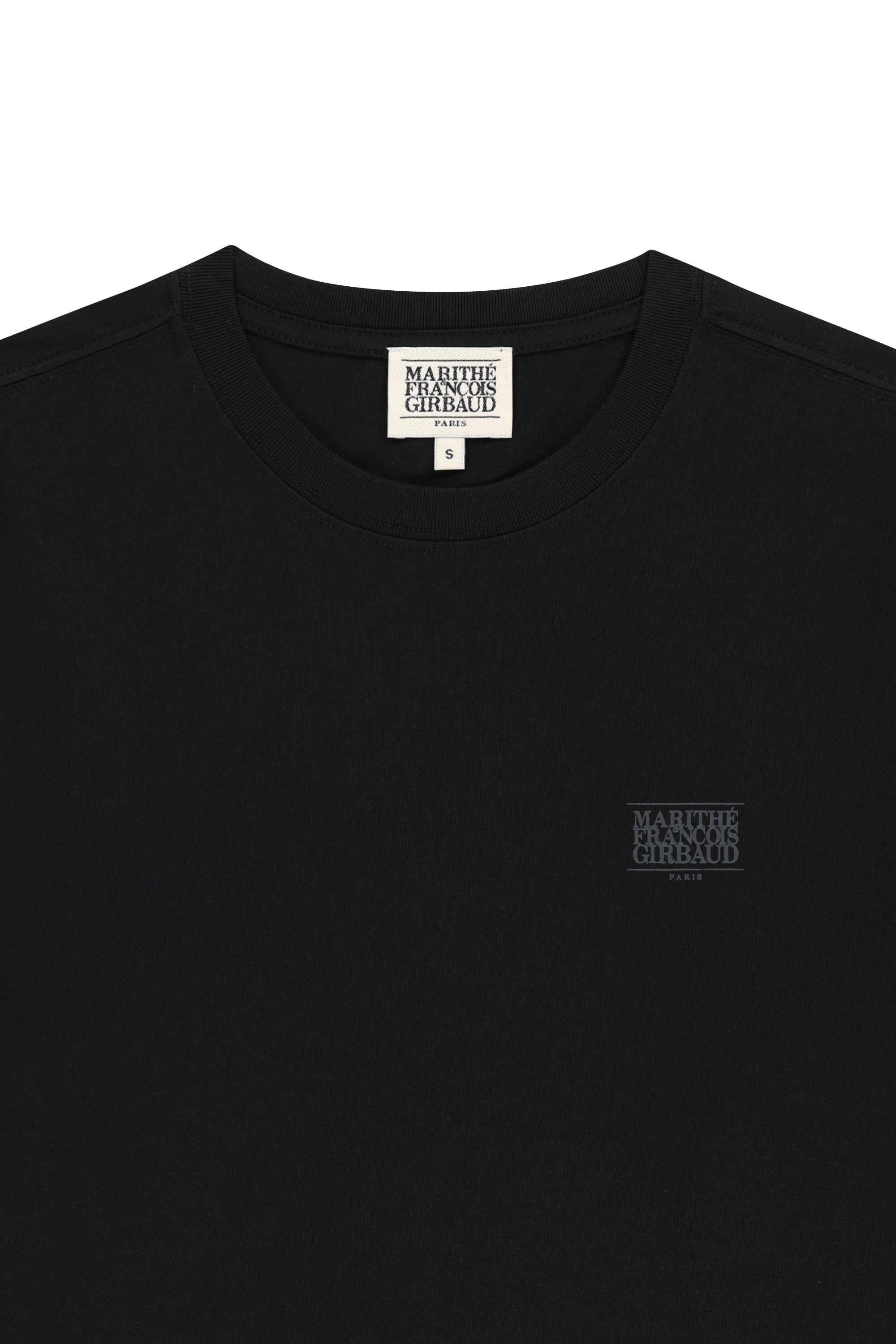 Small Classic Logo Long Sleeve Tee Black