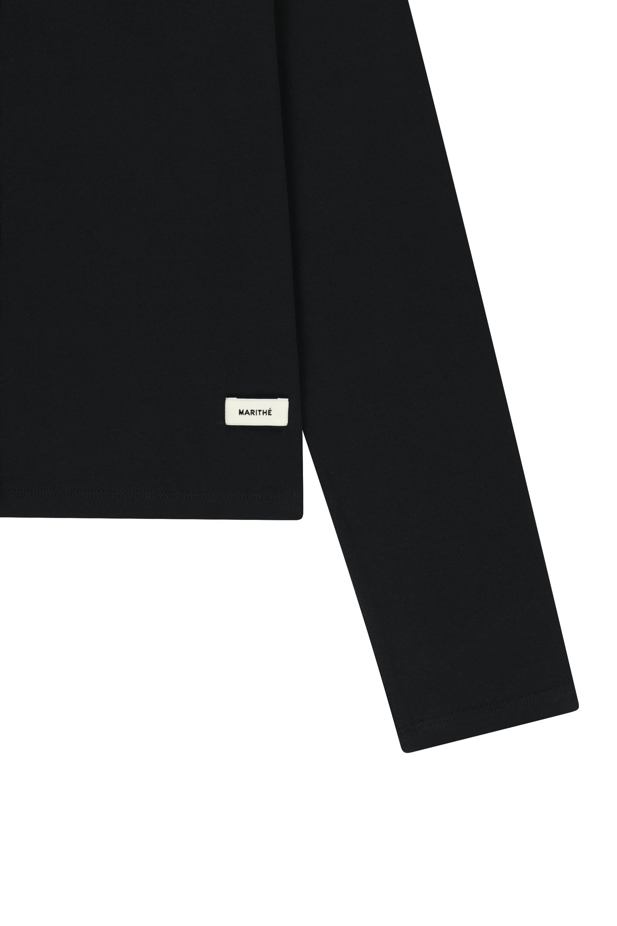 W Basic Cotton Cardigan Black