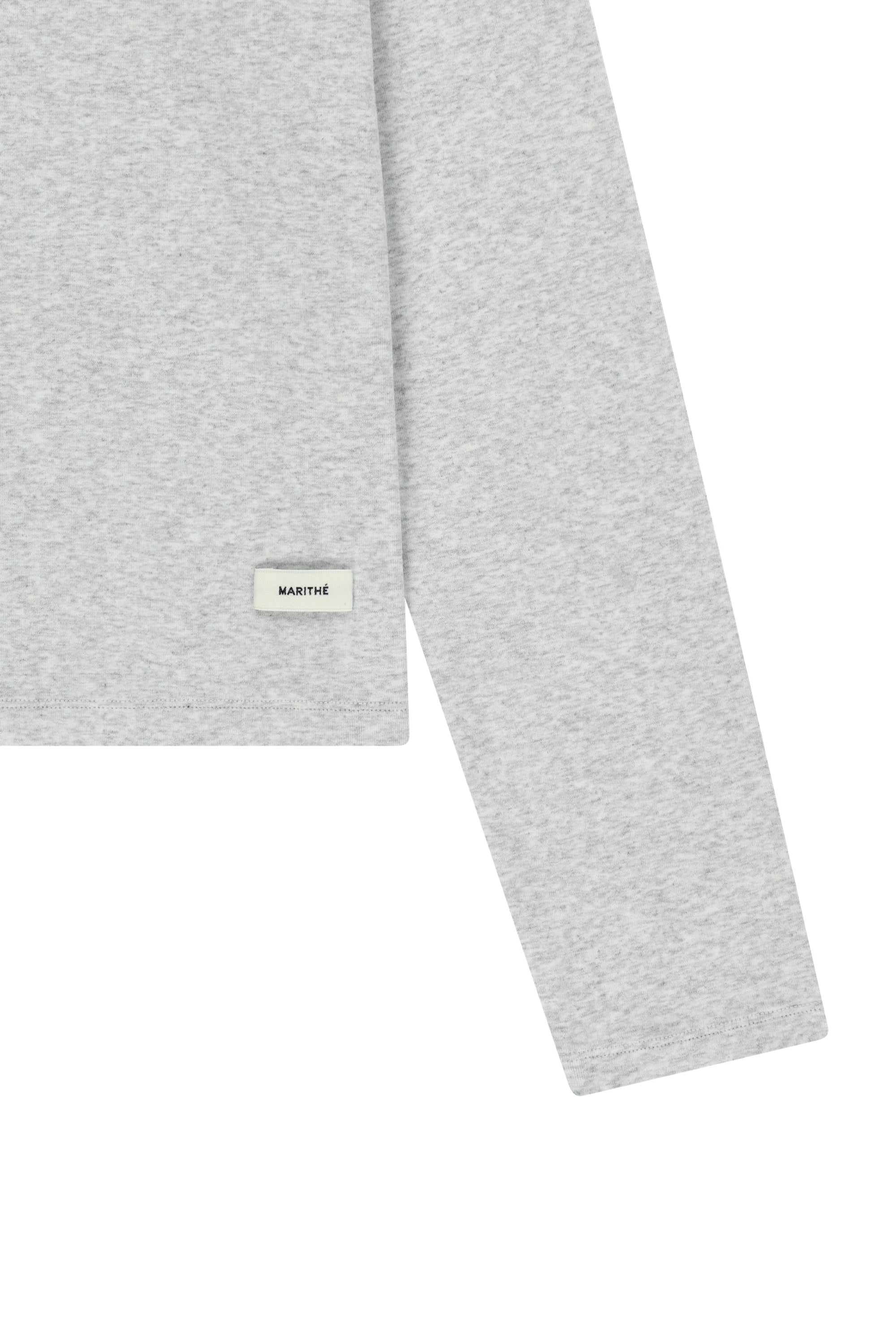 W Basic Cotton Cardigan Light Heather Gray