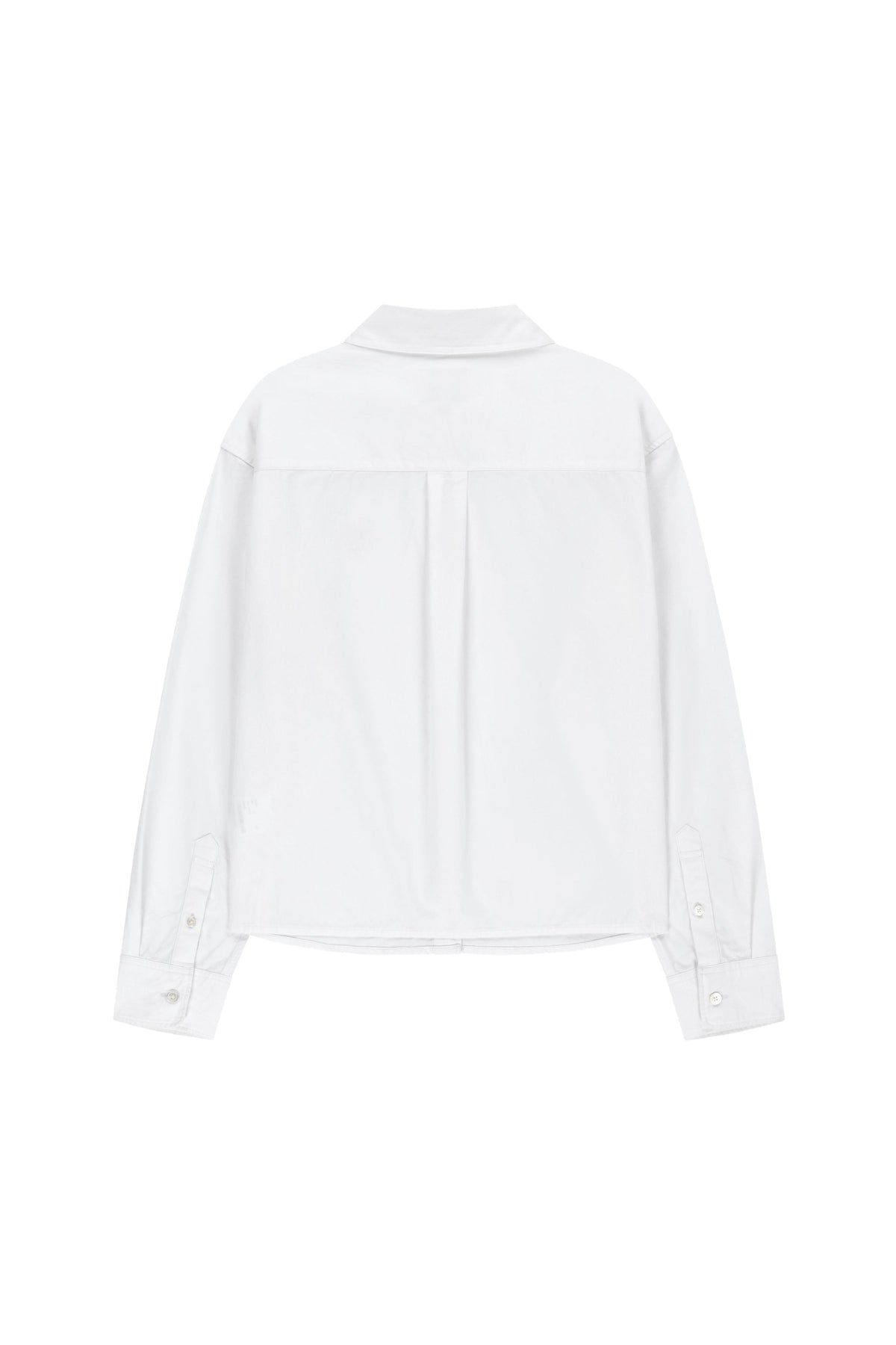 W Micro Classic Logo Cotton Shirt Ivory