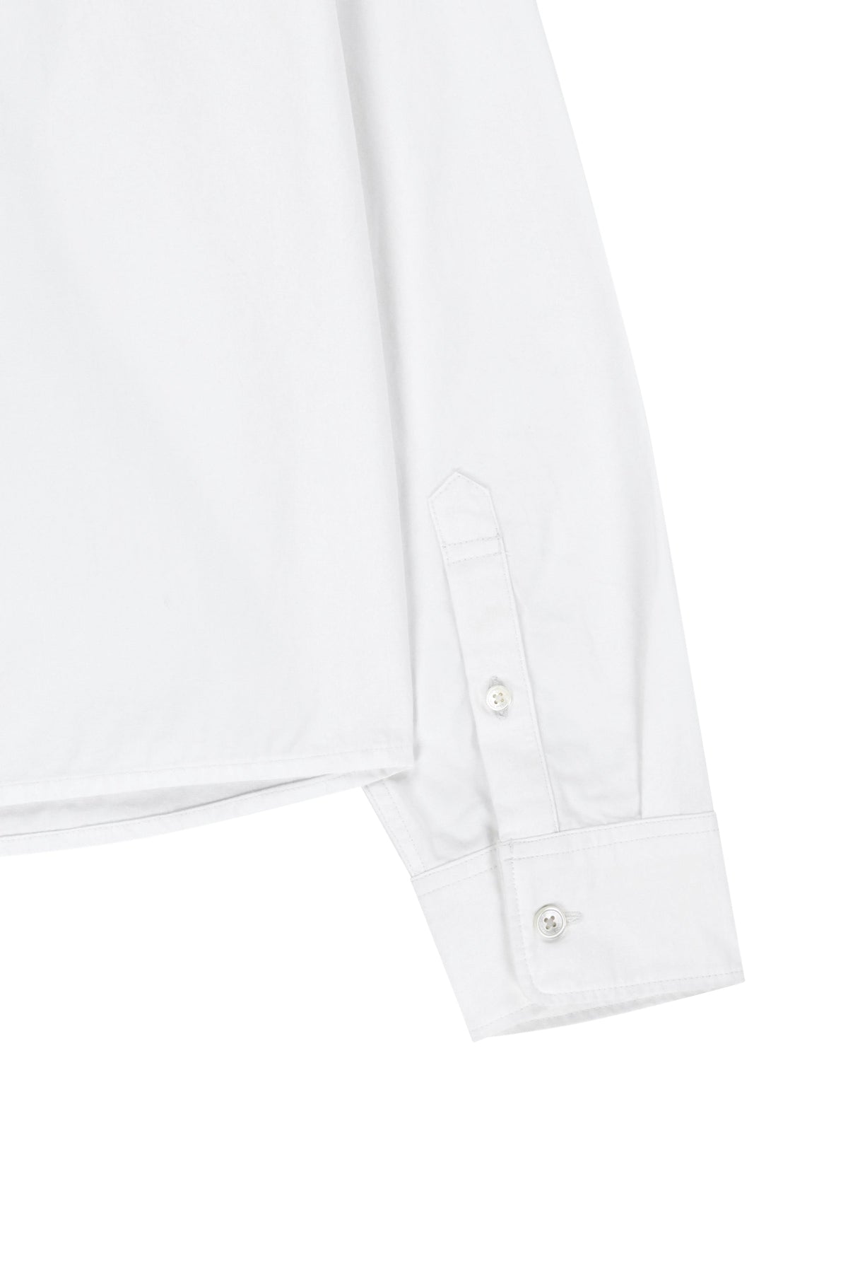 W Micro Classic Logo Cotton Shirt Ivory