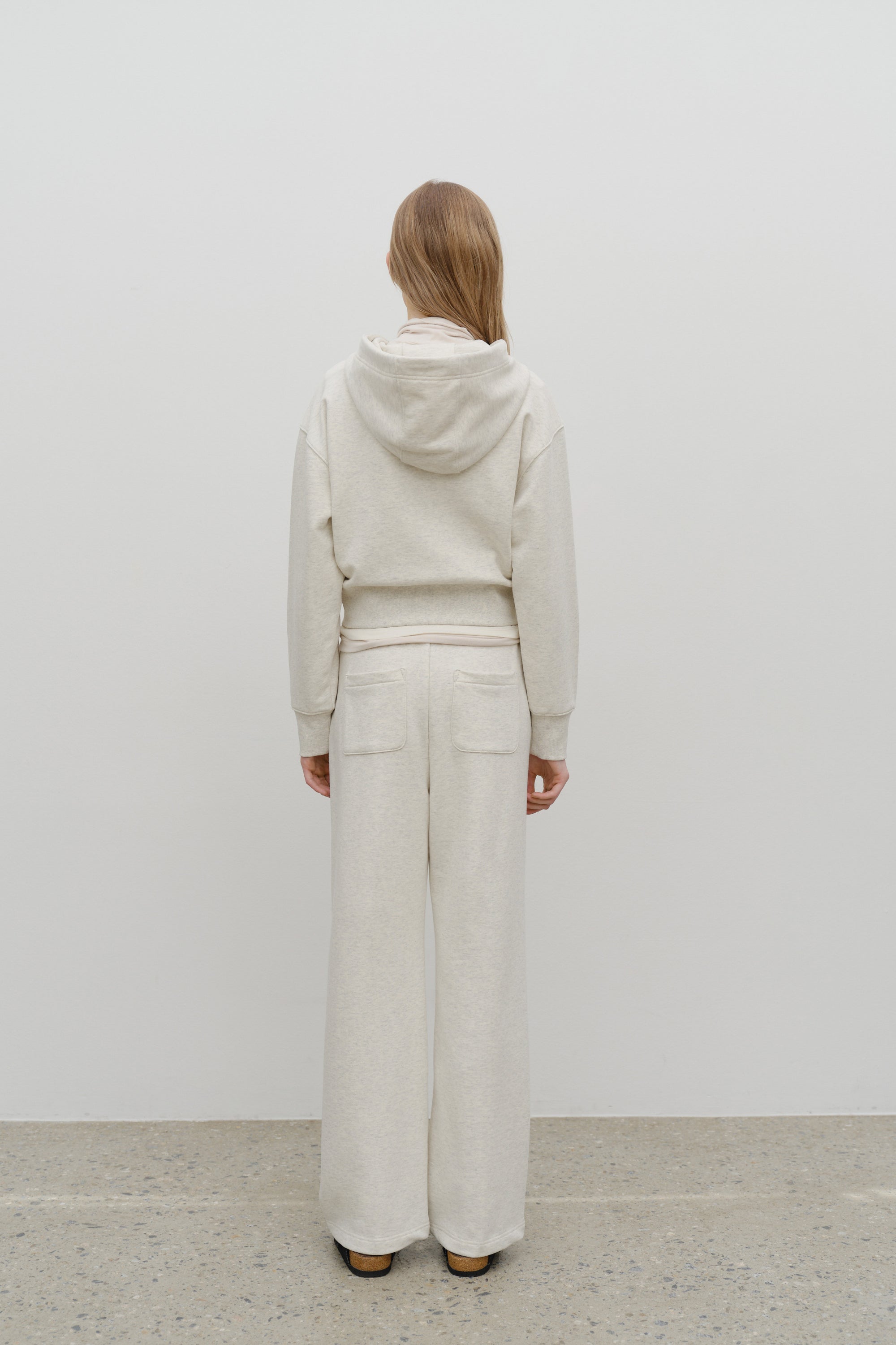 Classic Logo Sweat Pants Oatmeal