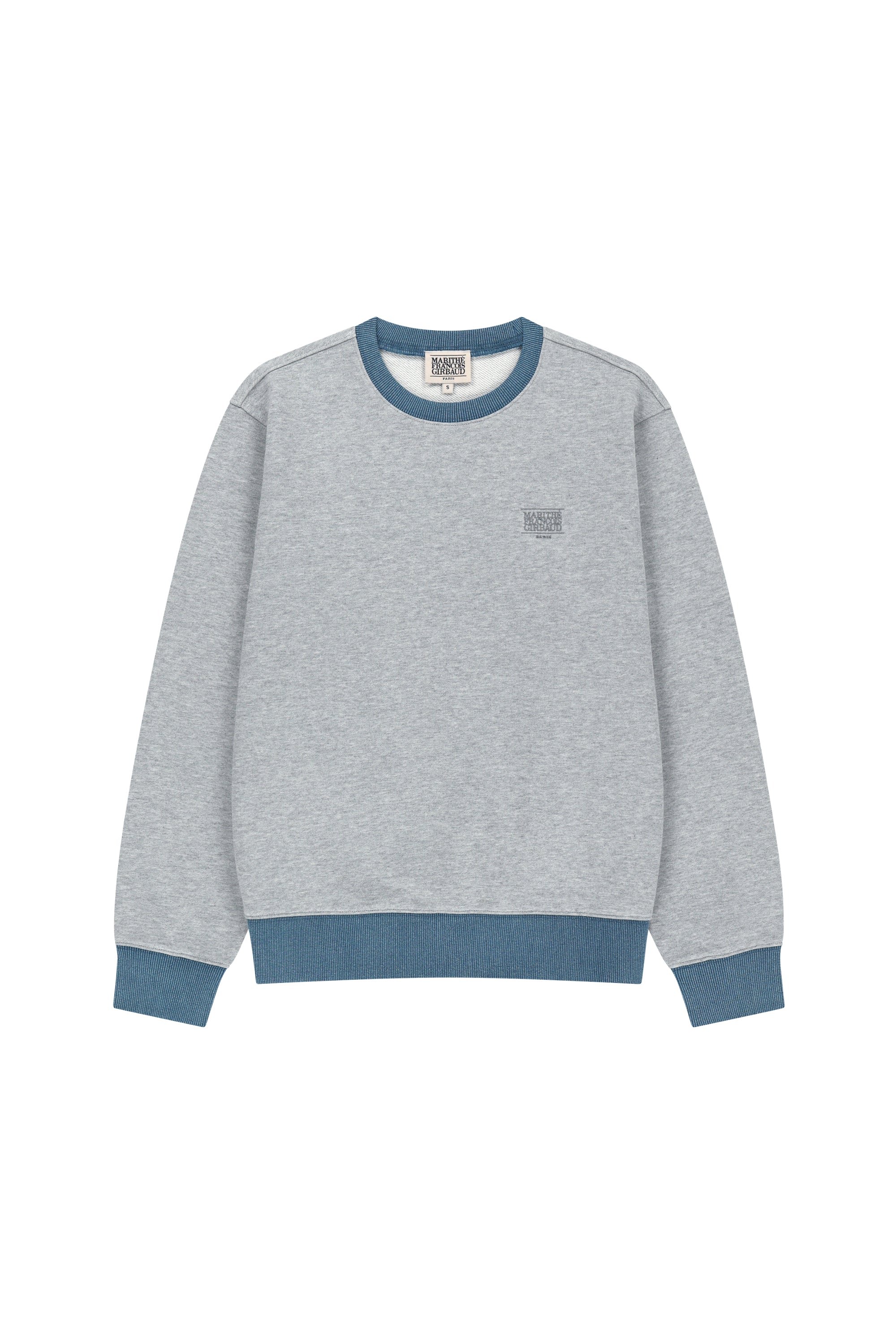 Small Classic Logo Embroidery Sweatshirt Heather Gray