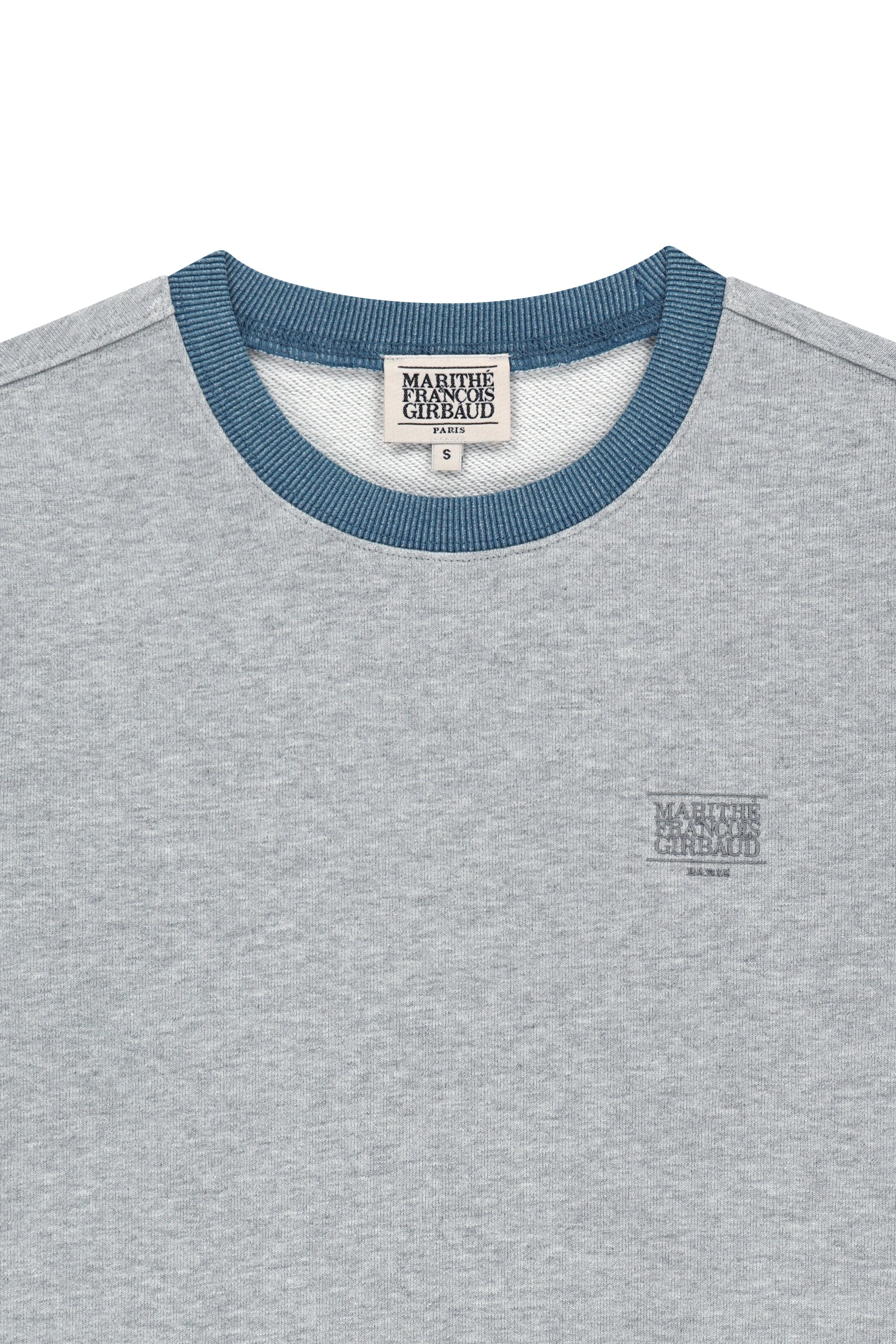 Small Classic Logo Embroidery Sweatshirt Heather Gray