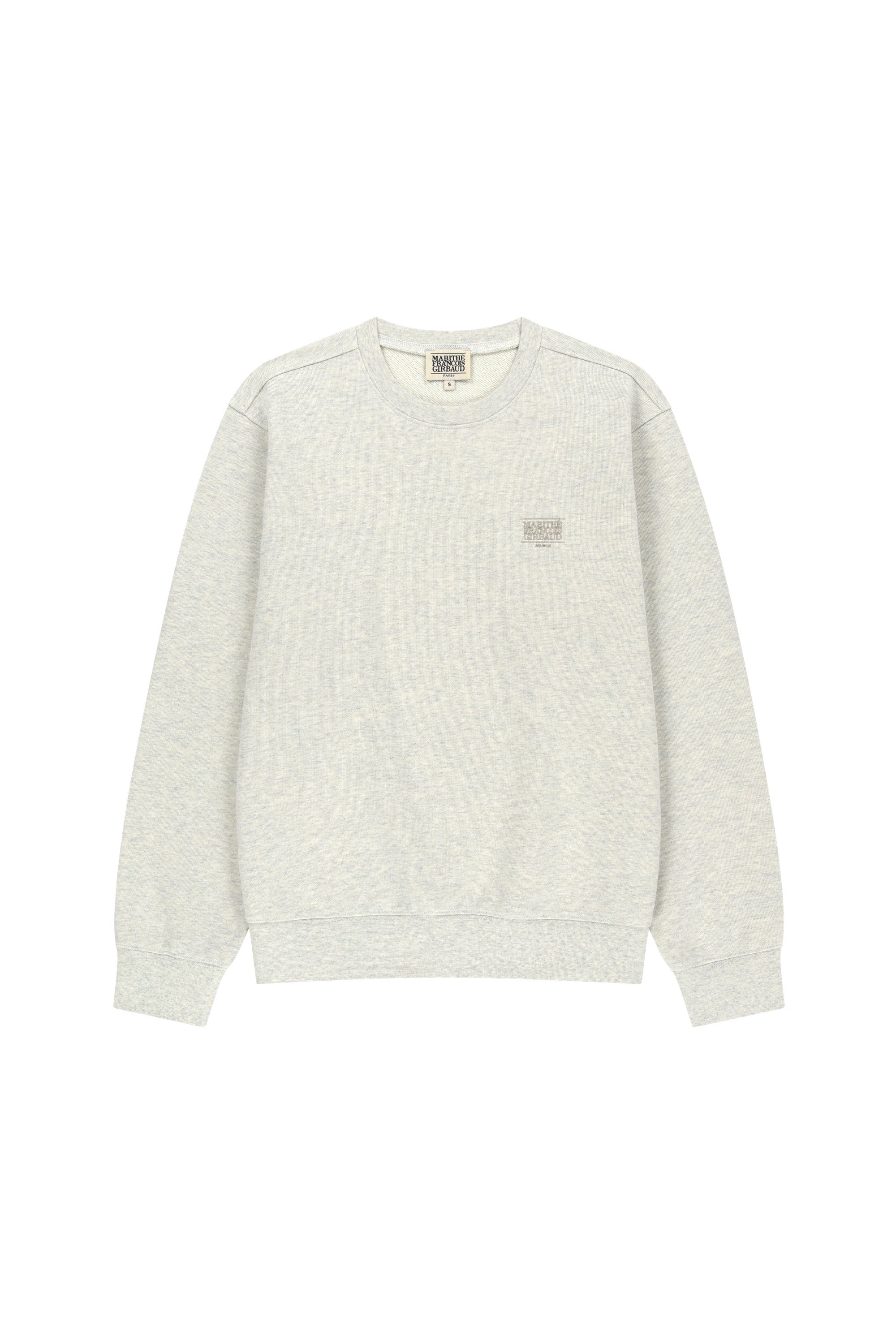 Small Classic Logo Embroidery Sweatshirt Oatmeal