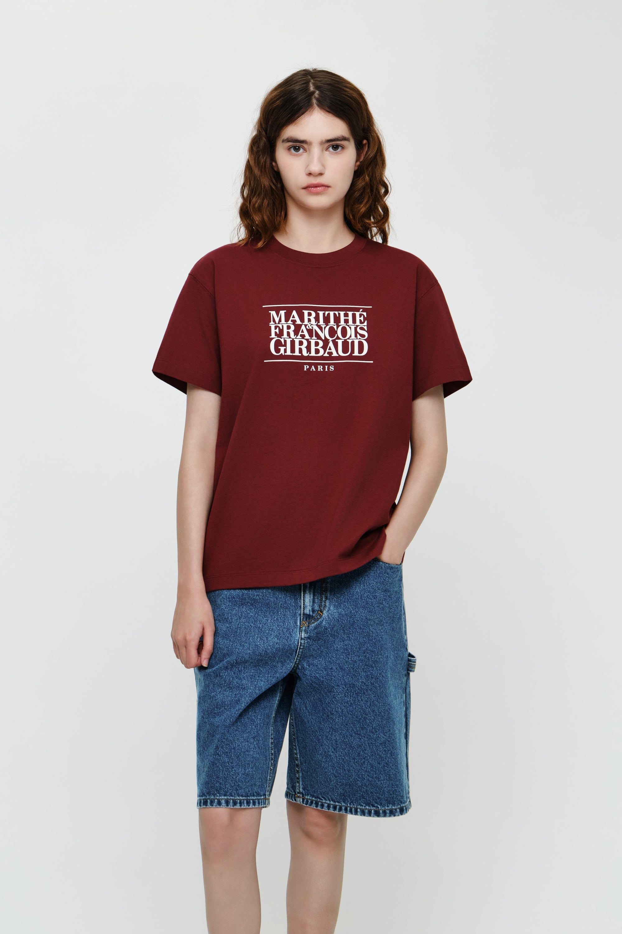 Classic Logo Tee Burgundy
