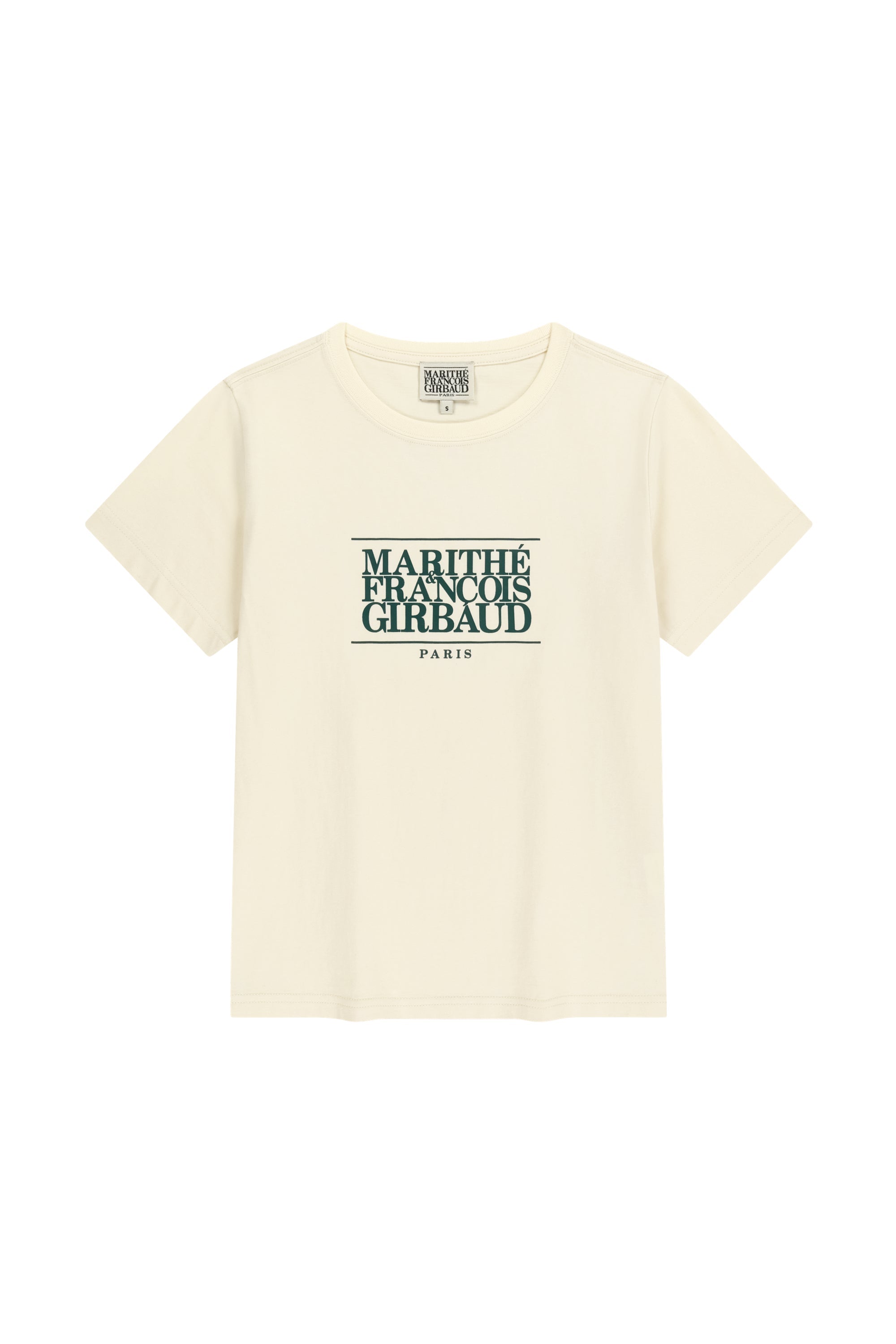 W Classic Logo Tee Cream