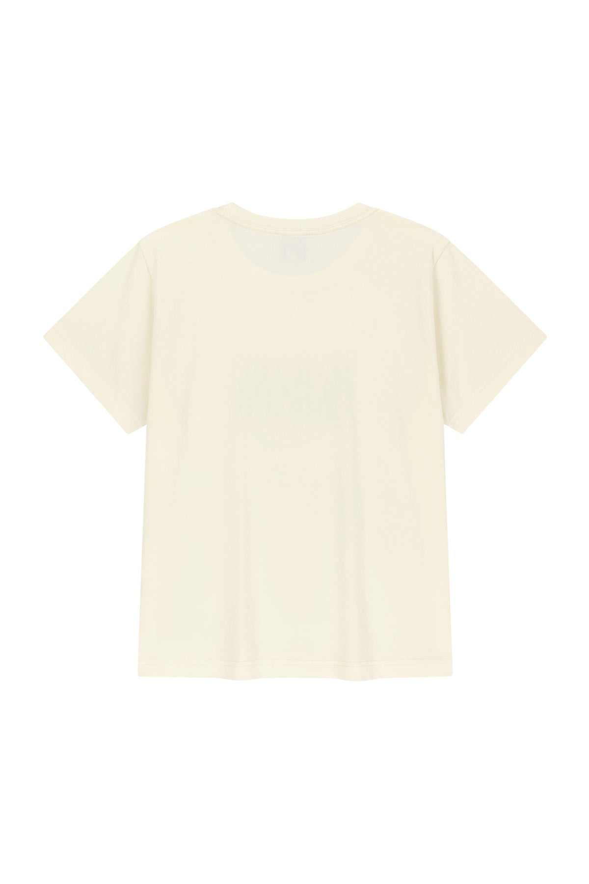W Classic Logo Tee Cream