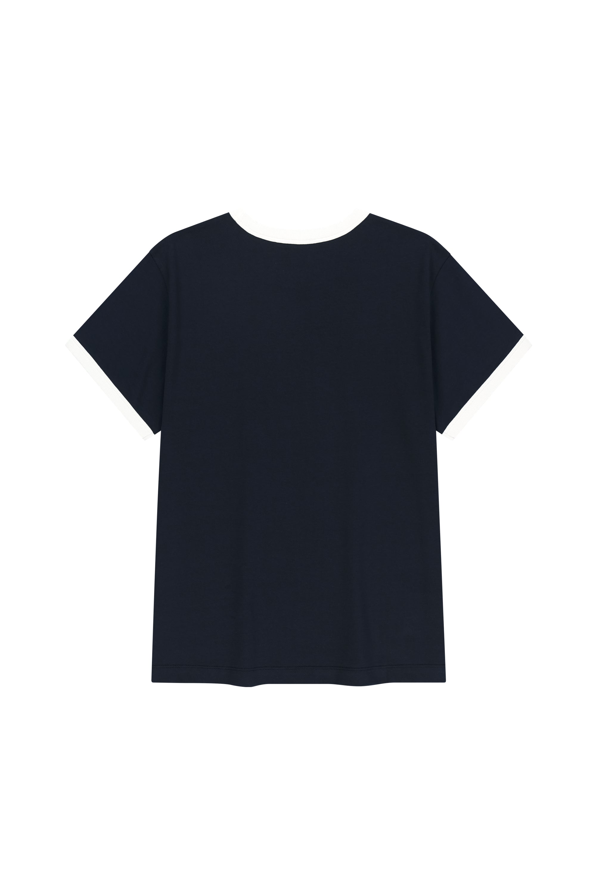 Aerocool Classic Logo Ringer Tee Navy