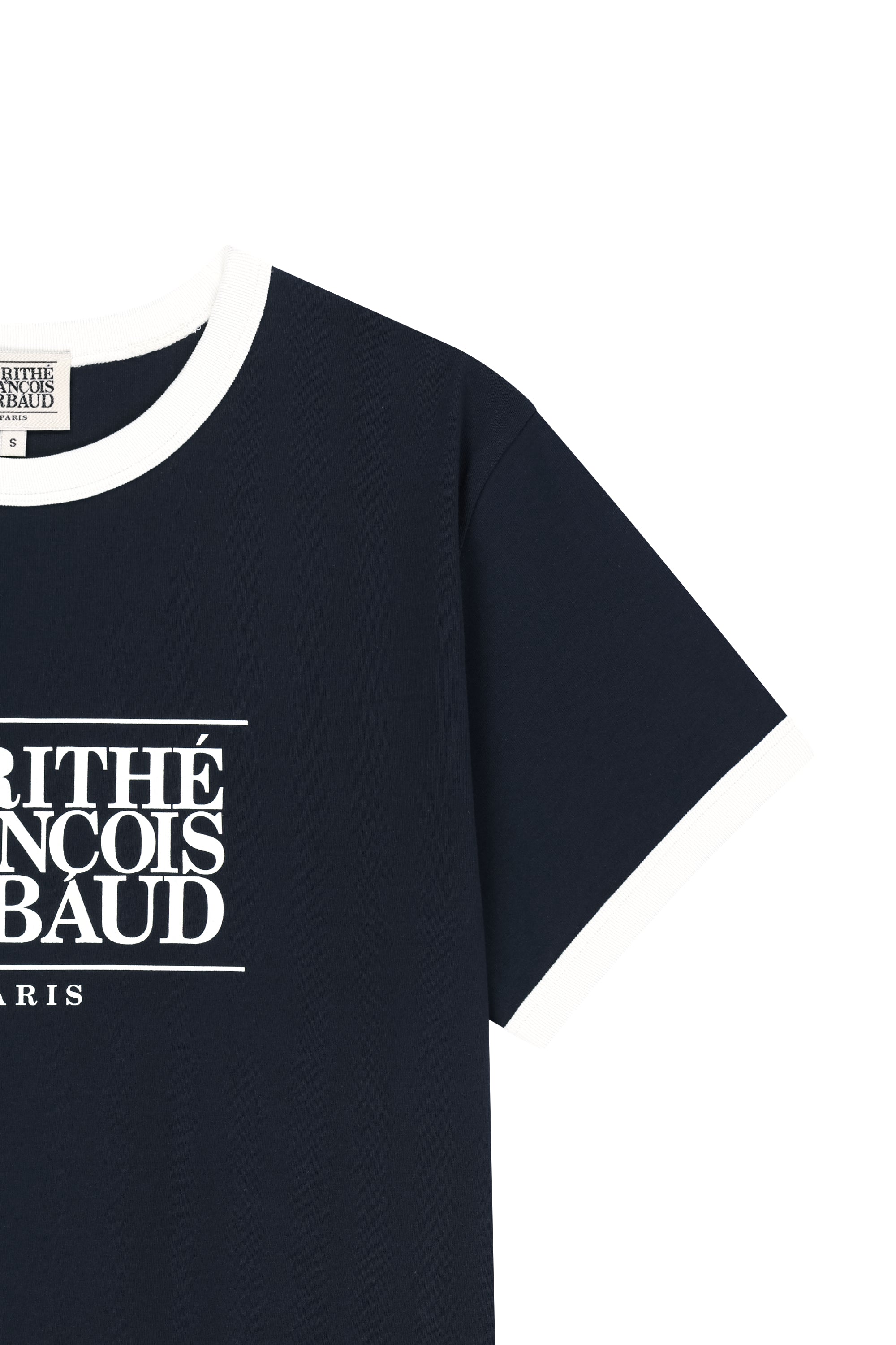 Aerocool Classic Logo Ringer Tee Navy