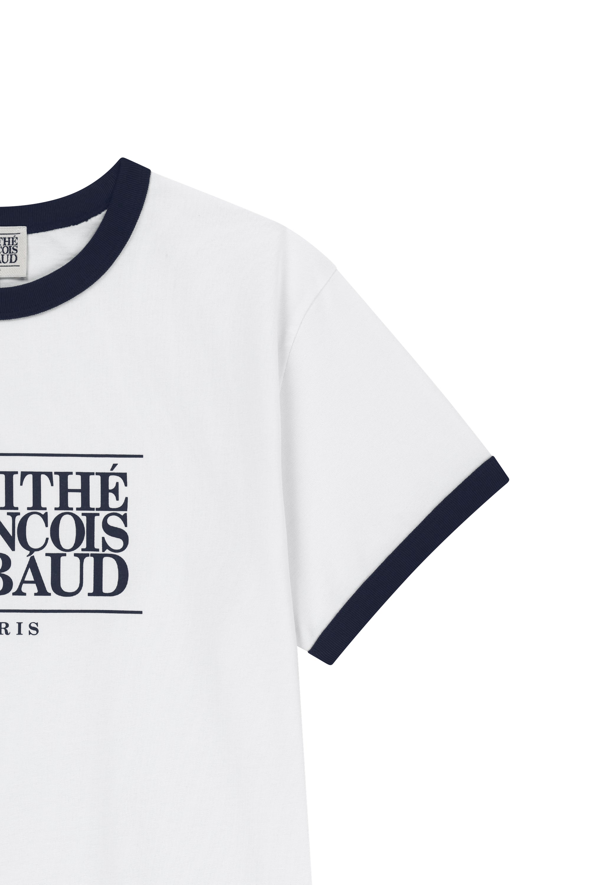Aerocool Classic Logo Ringer Tee White