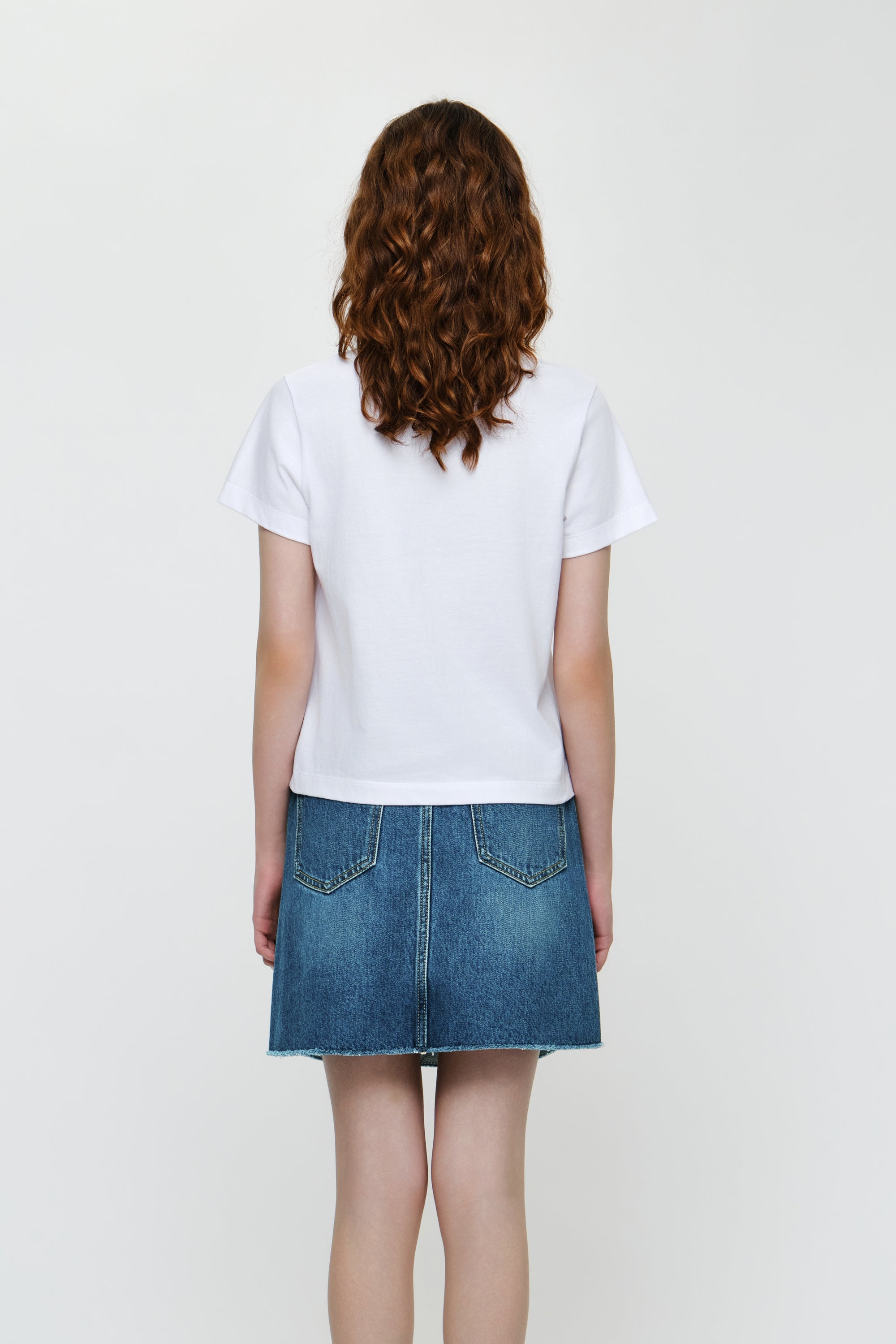 W Swan Graphic Tee White