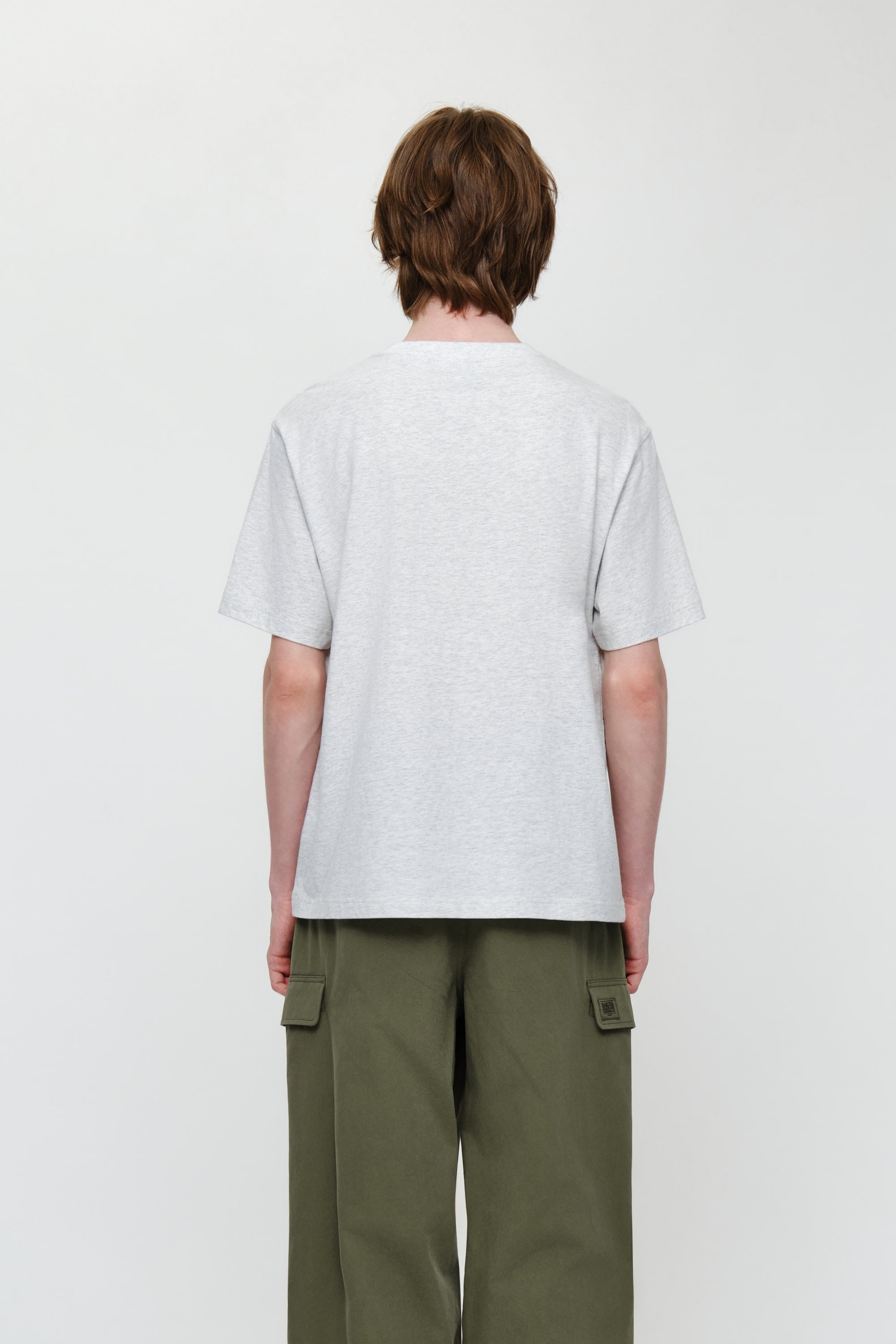 Doodle Bear Tee Light Heather Gray
