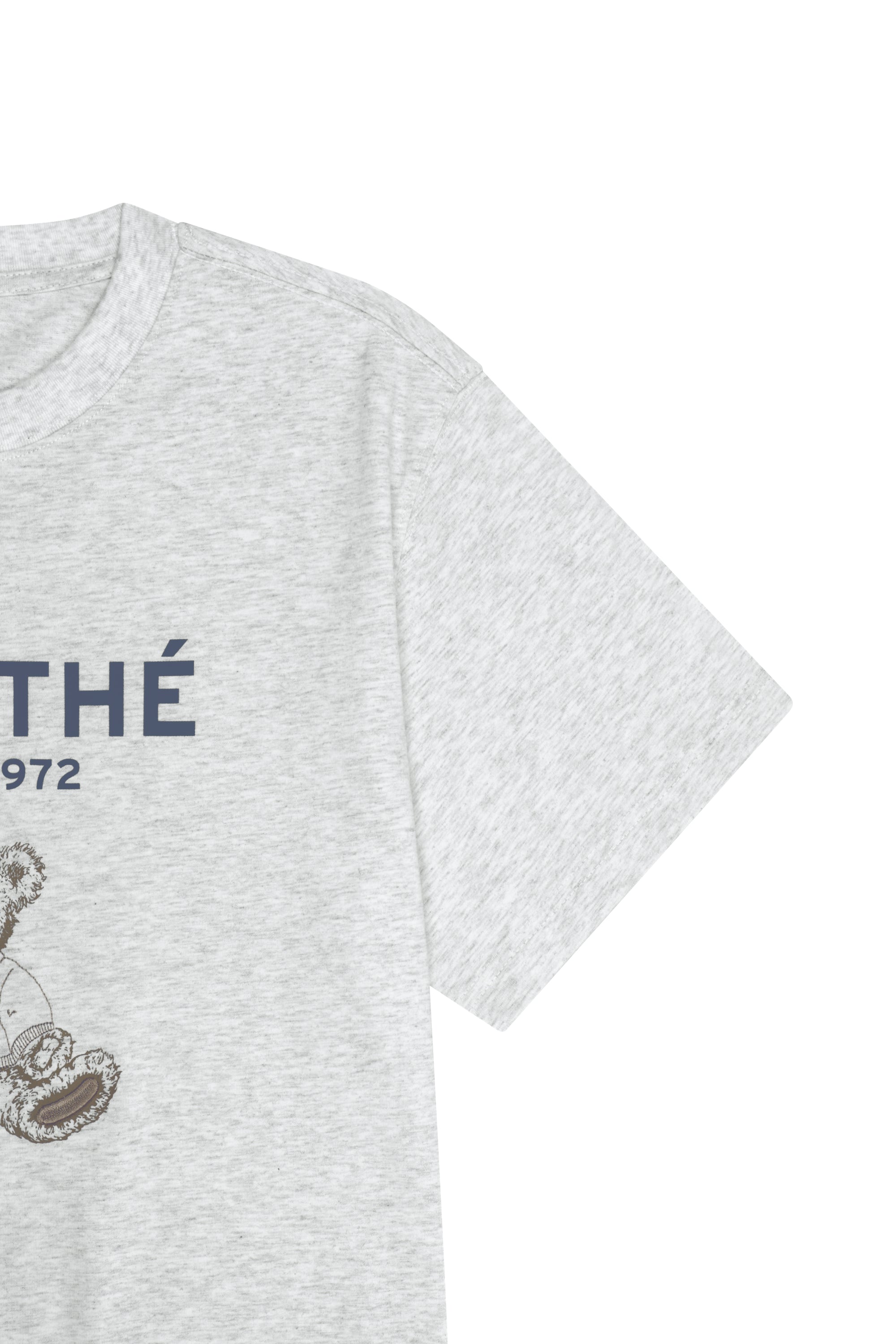Doodle Bear Tee Light Heather Gray