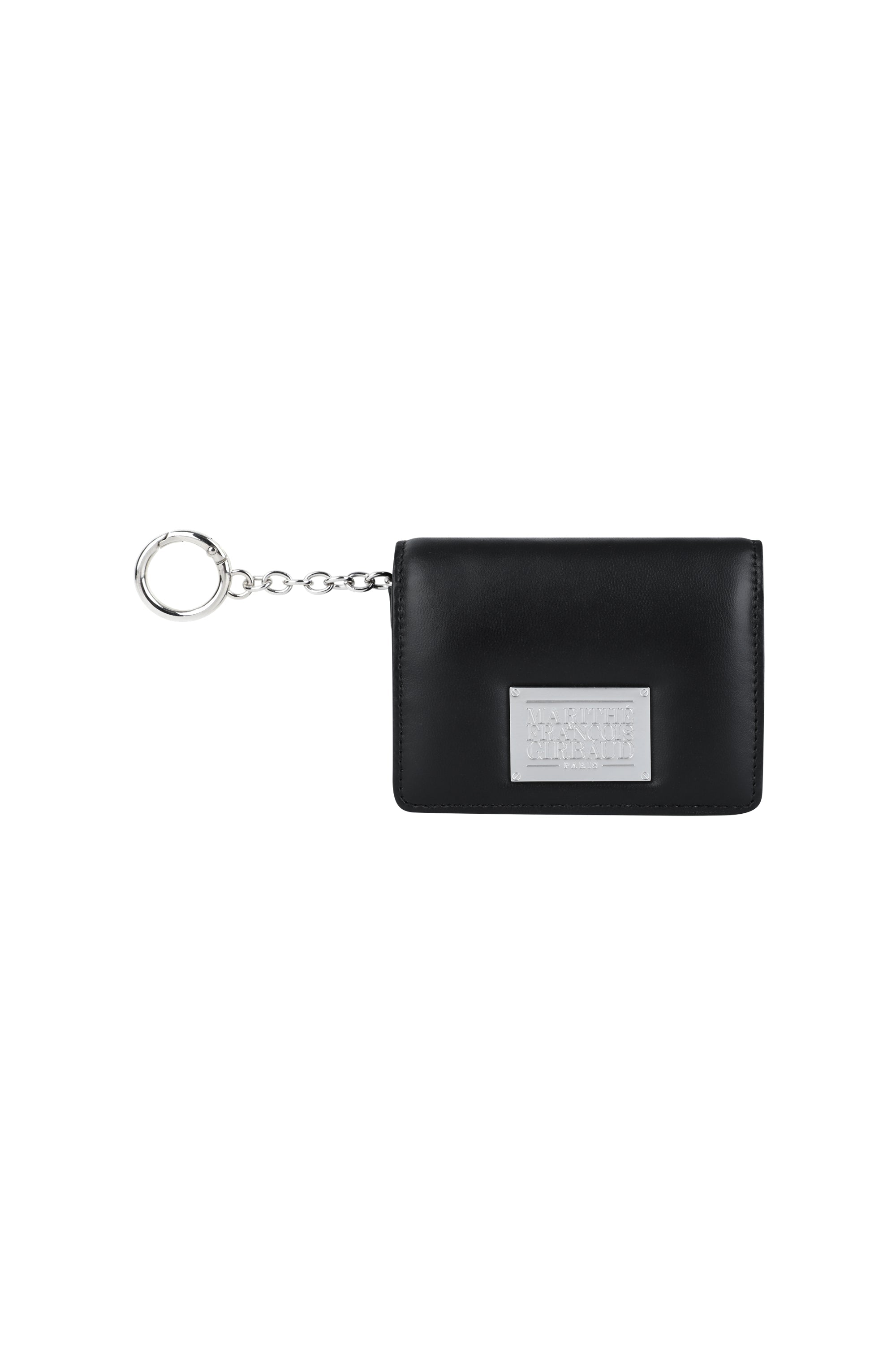 Classic Logo Flap Card Wallet Black