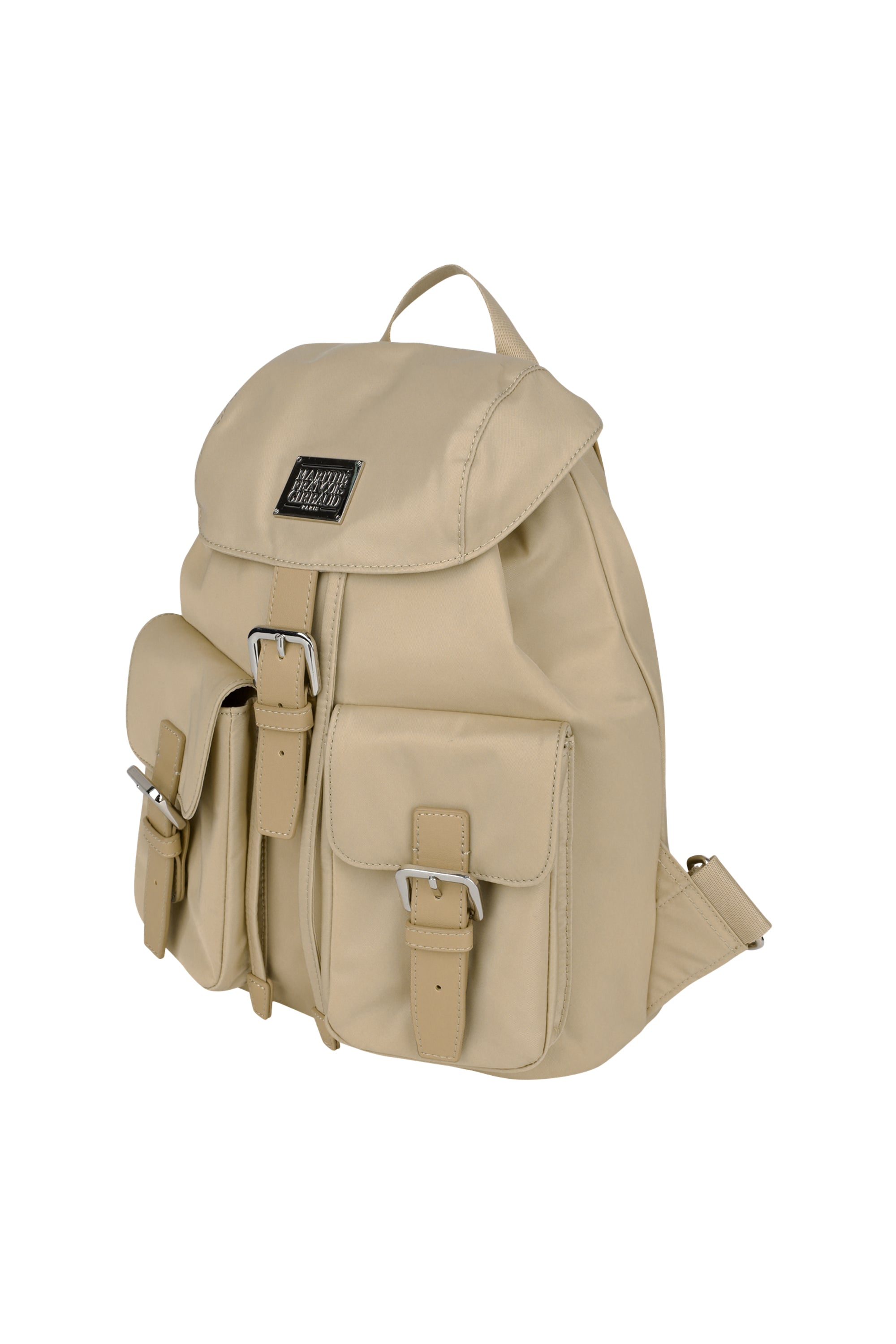 Classic Logo Small Backpack Beige