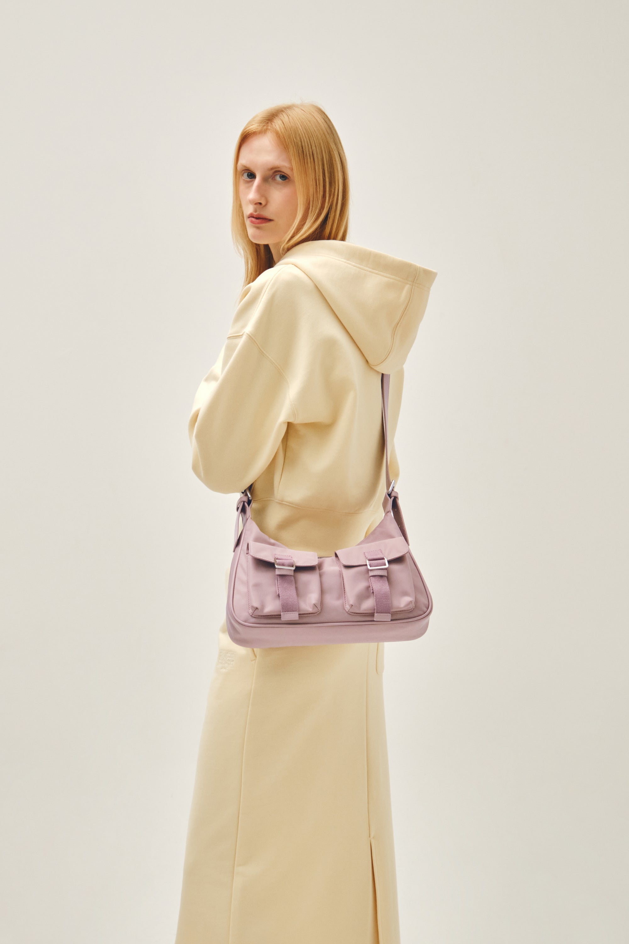 Regular Logo 2Way Hobo Bag Pink