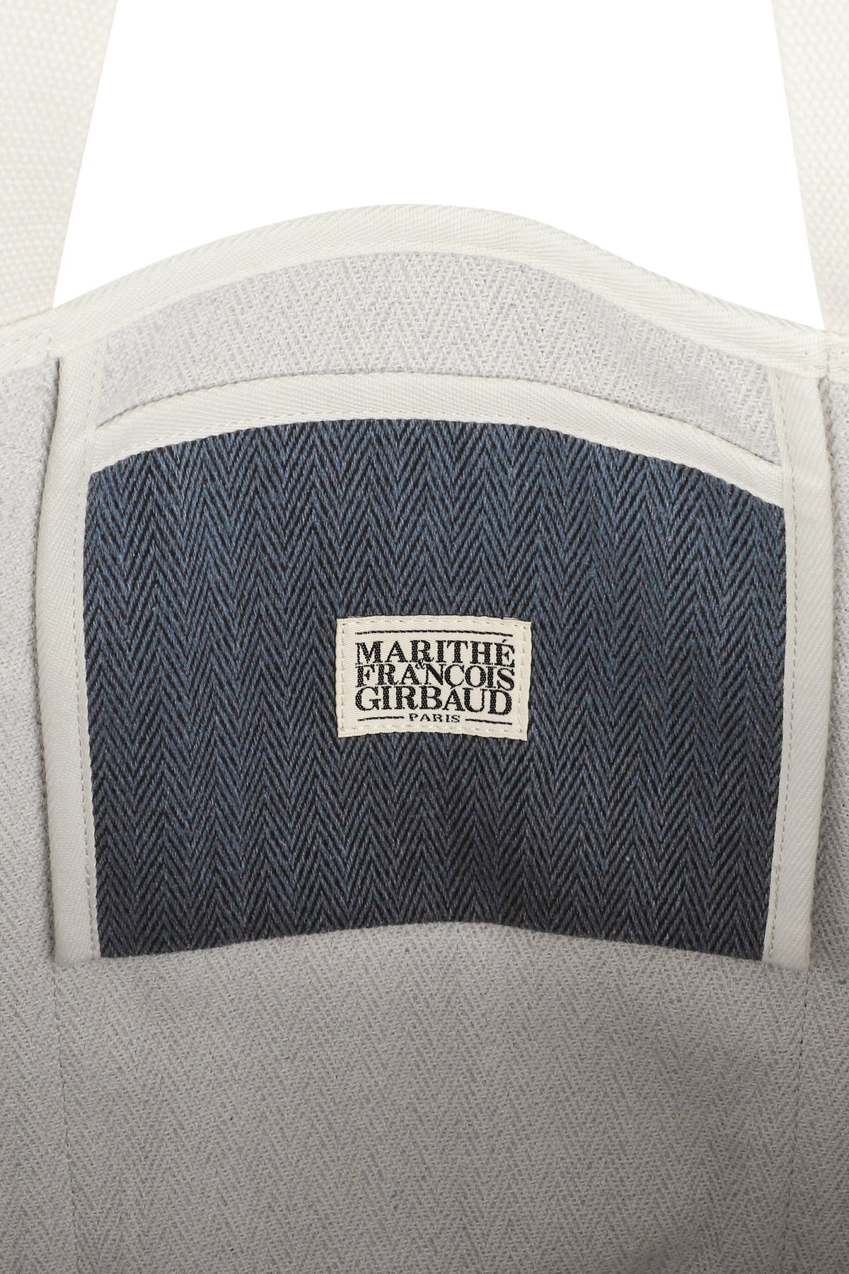 Regular Logo Big Cotton Bag Navy