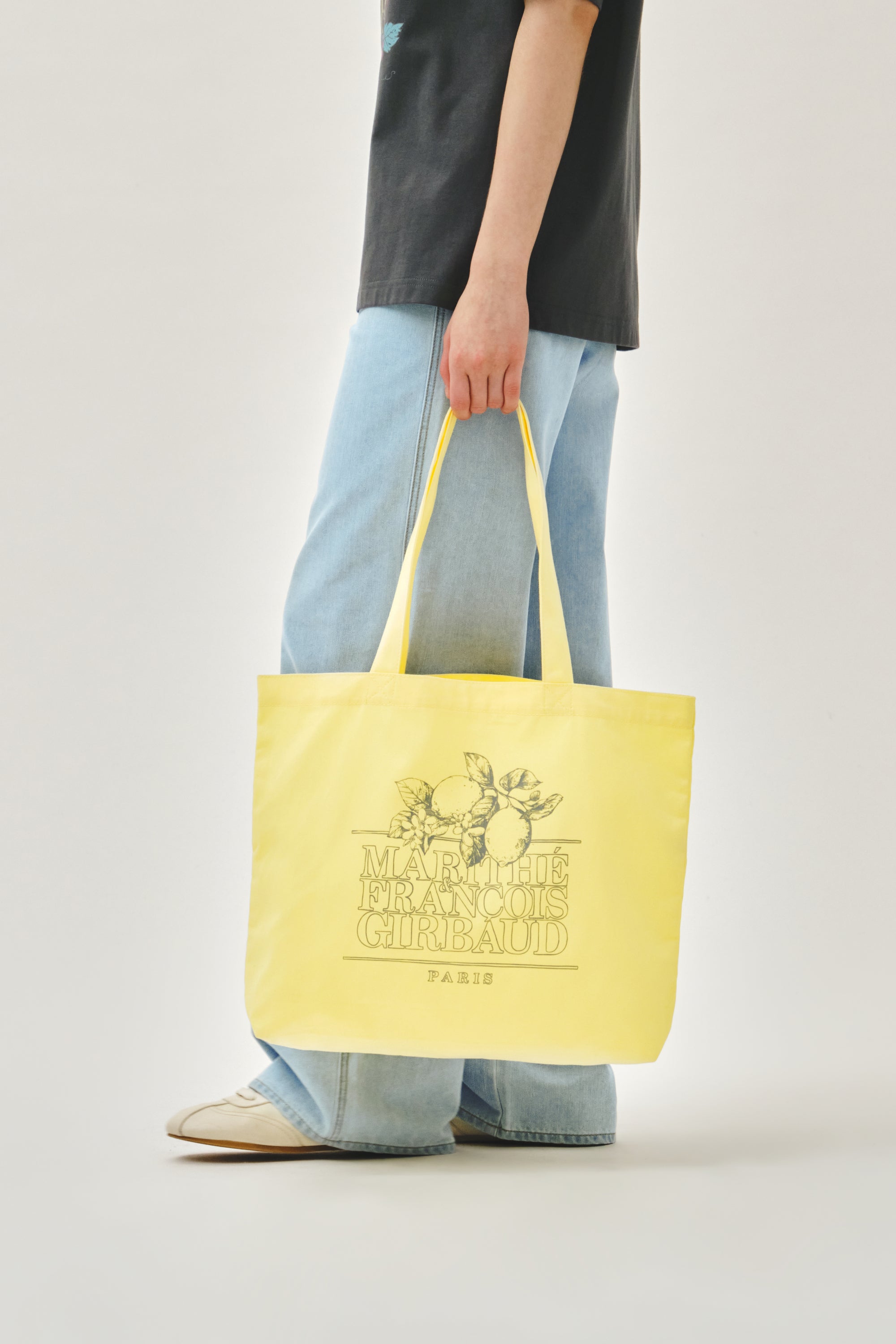 Lemon Classic Logo Eco Bag Light Yellow