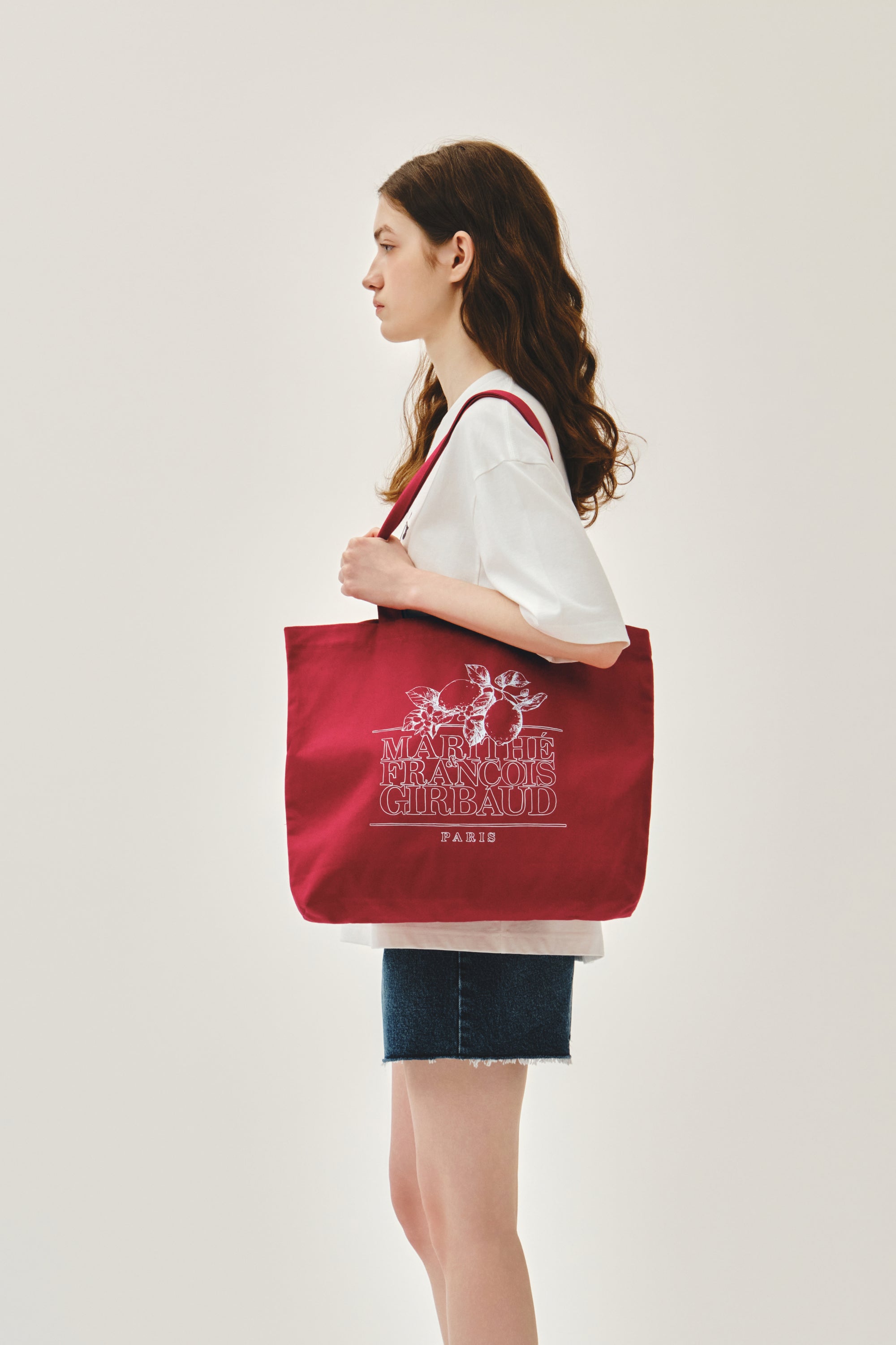 Lemon Classic Logo Eco Bag Red