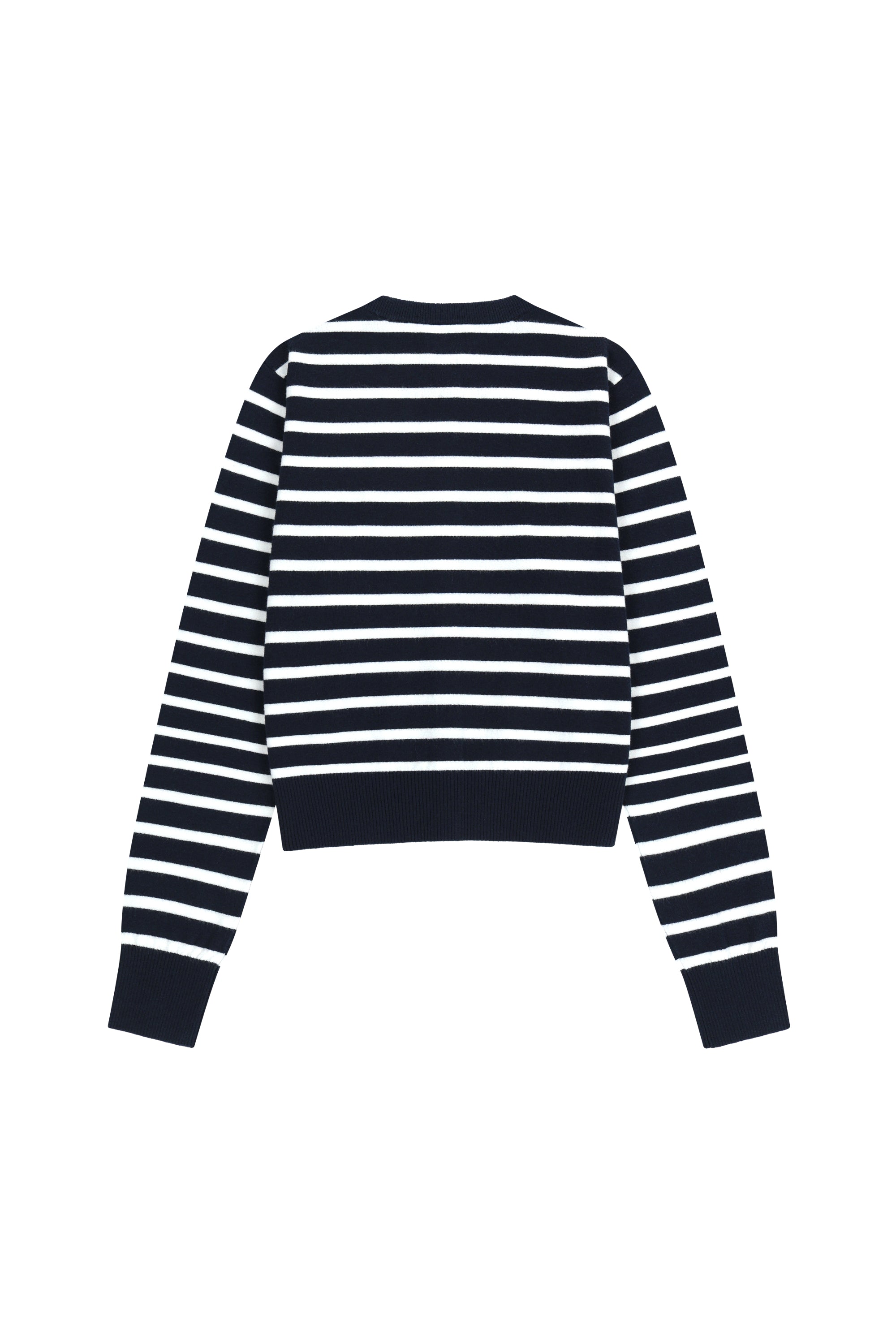 W Basic Knit Cardigan Setup Navy