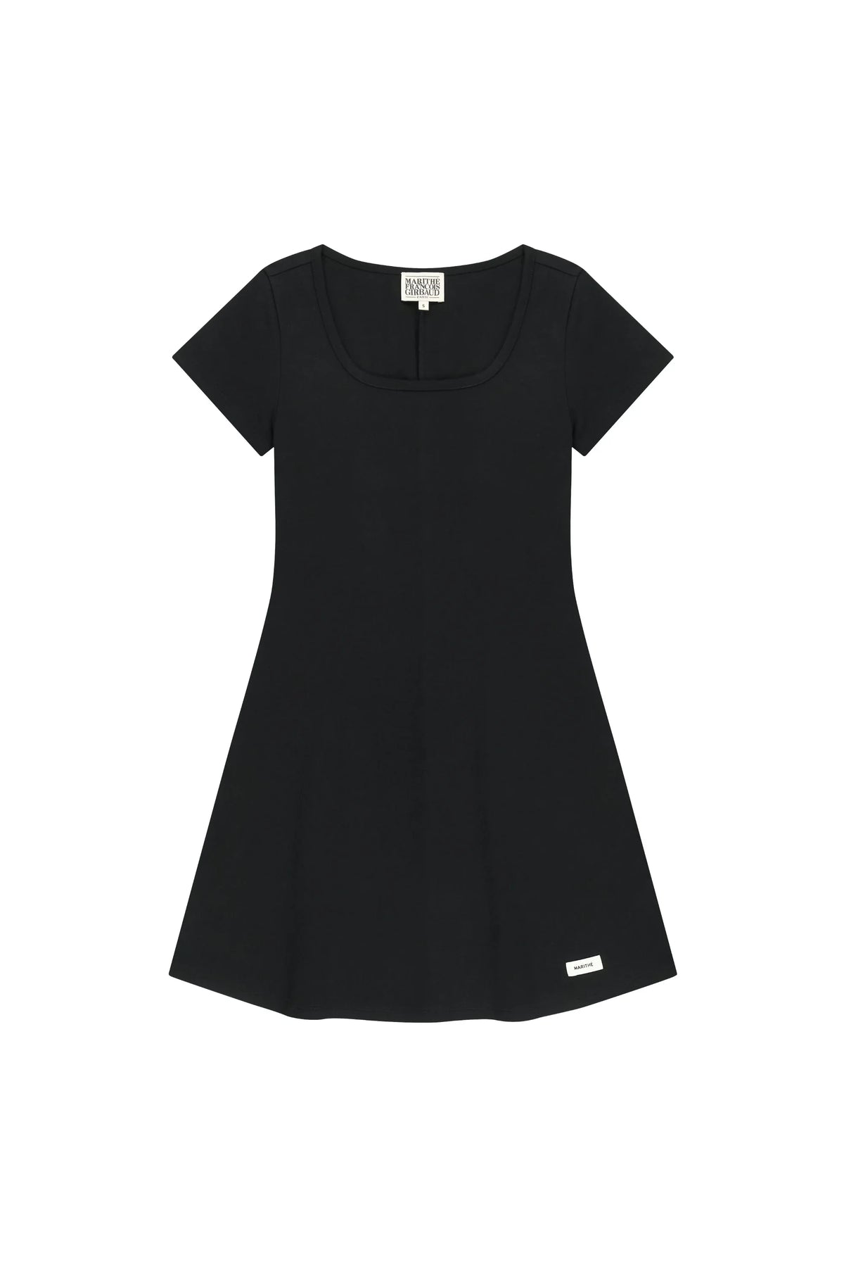 W Basic Mini Dress Black