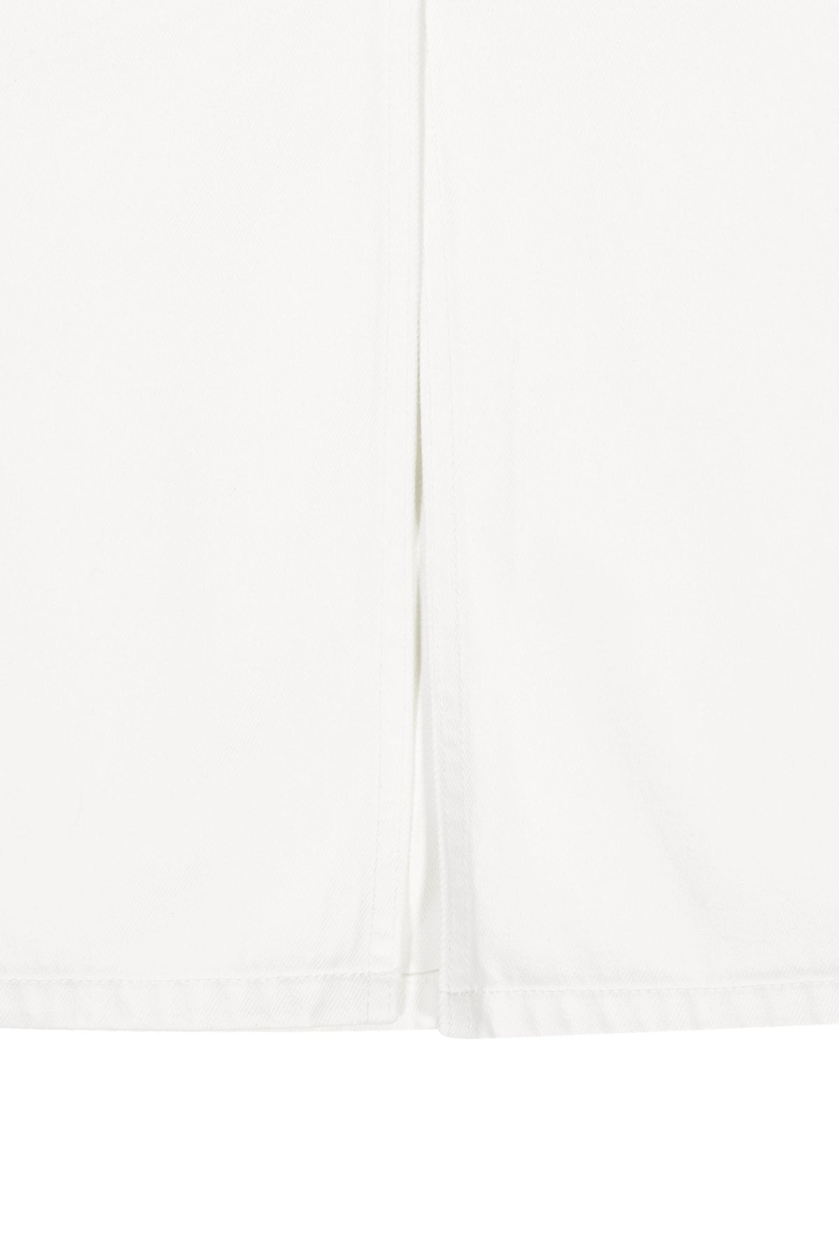 W Denim Maxi Skirt Off White