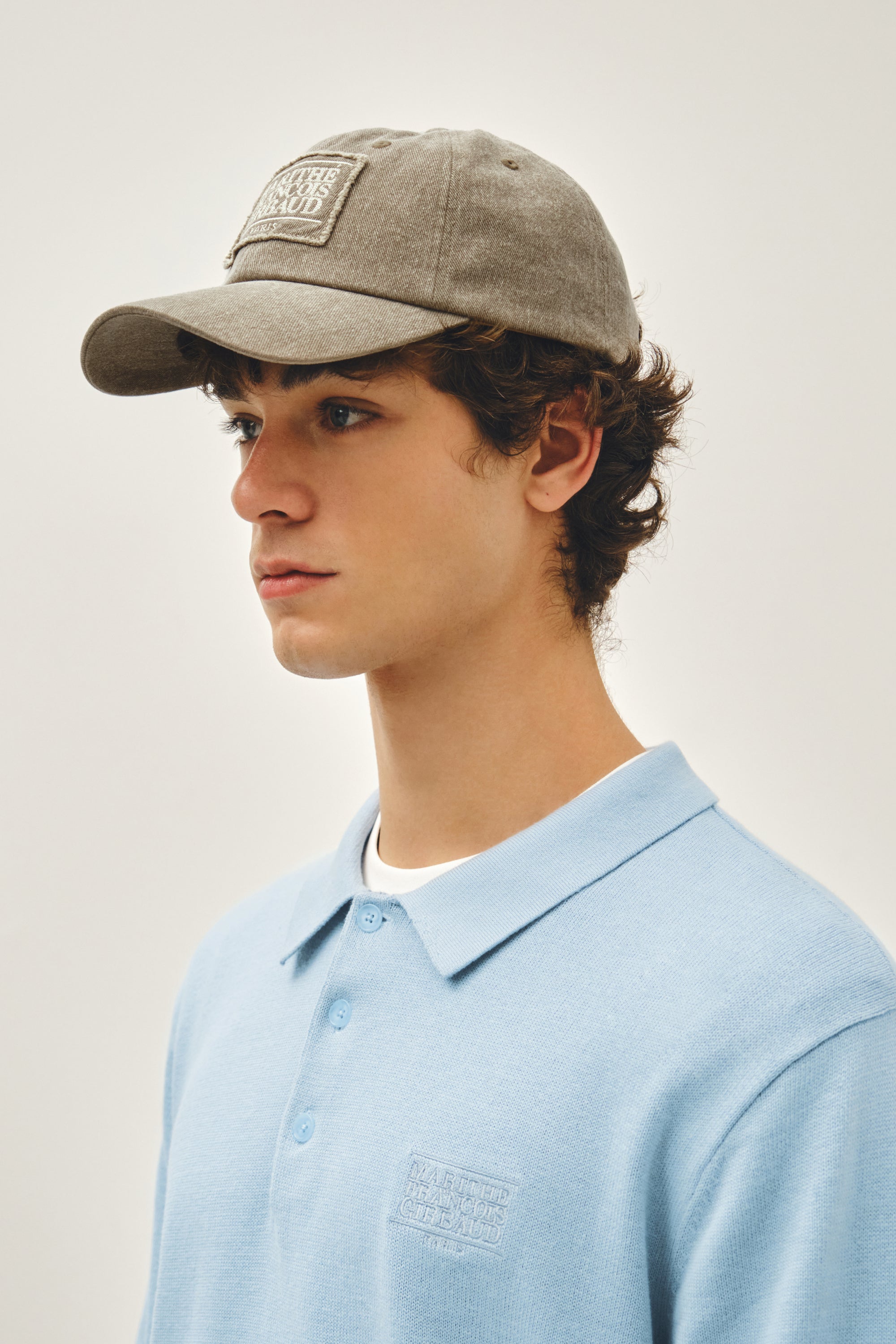 Pigment Small Classic Logo Cap Brown